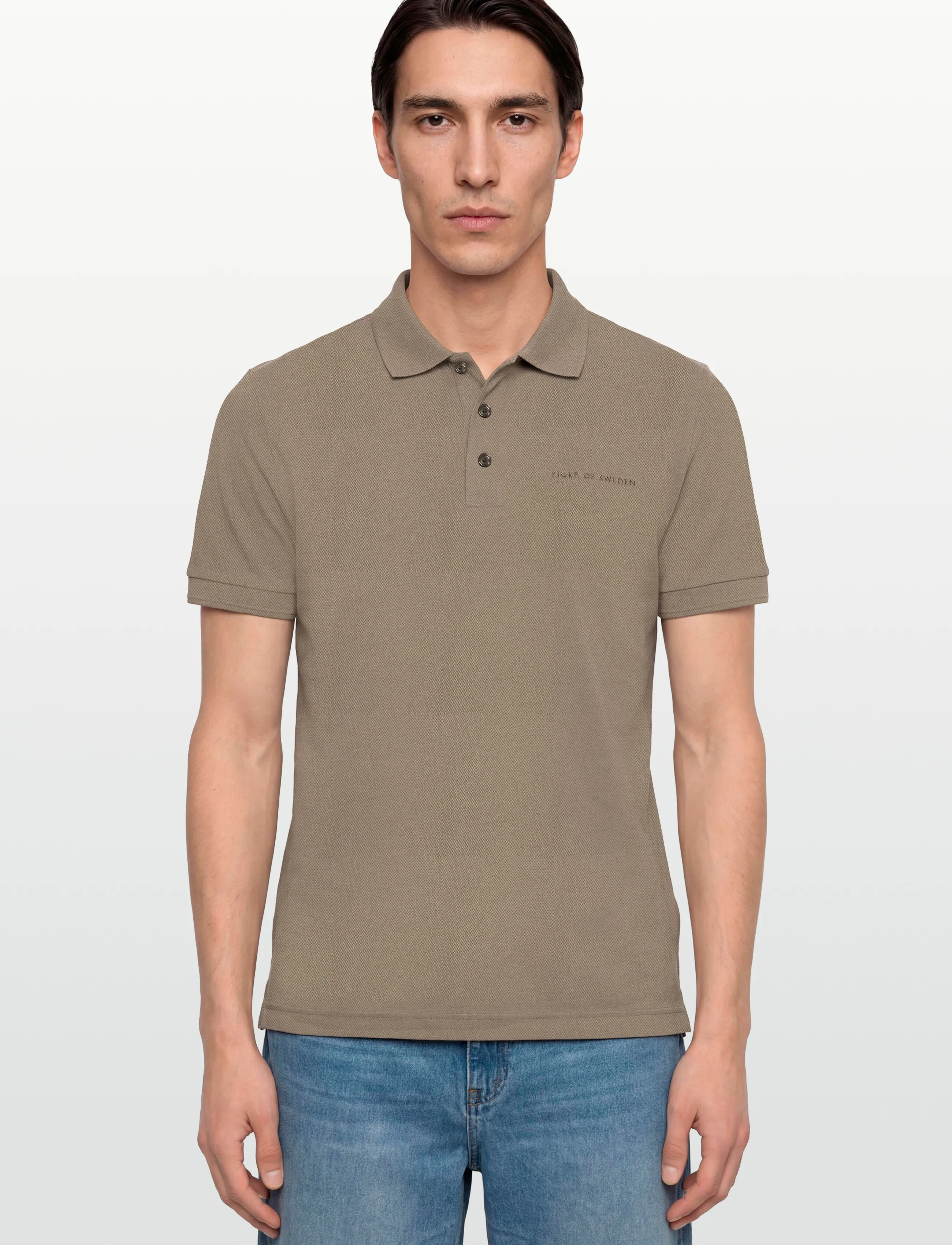 Tiger of Sweden - DARIOS - lühikeste varrukatega polod - auburn glaze - 3