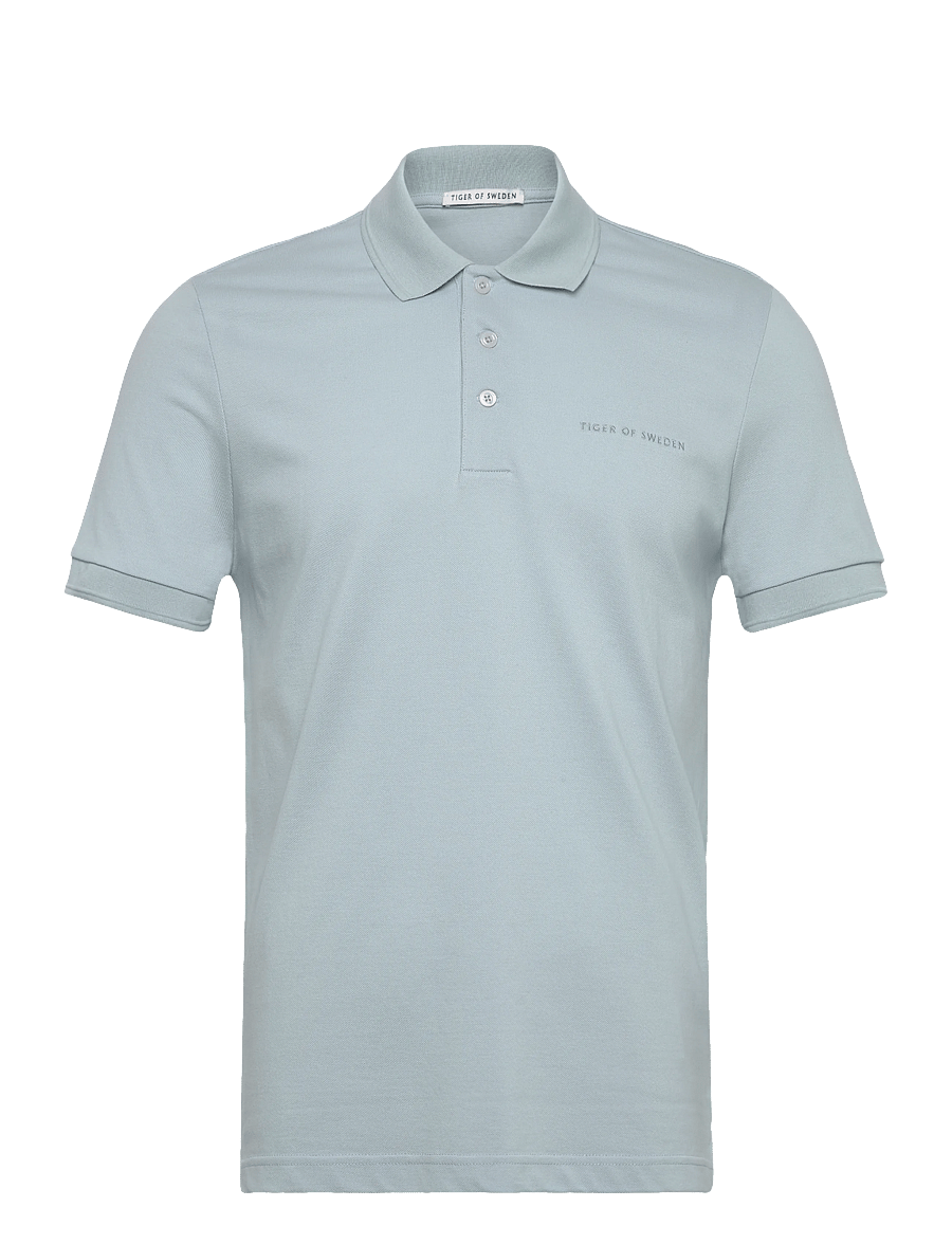 Tiger of Sweden - DARIOS - kortärmade pikéer - pale jeans blue - 1