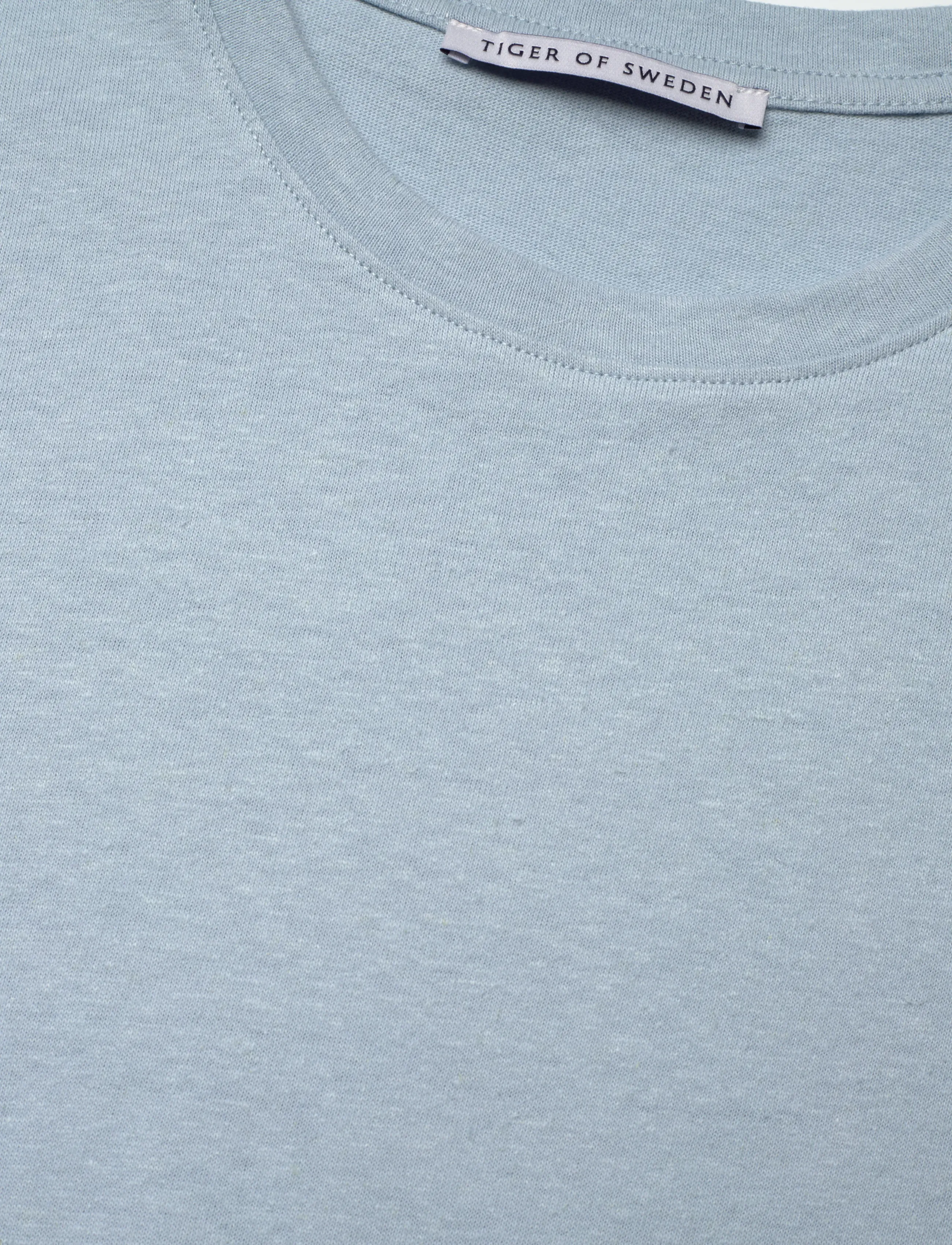 Tiger of Sweden - OLAF L - short-sleeved t-shirts - pale jeans blue - 2