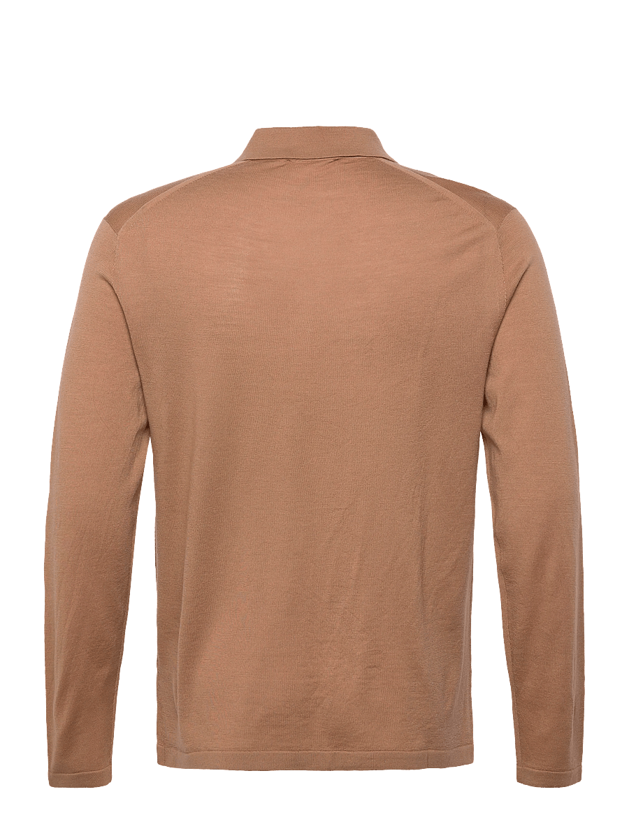 Tiger of Sweden - VERKLIN RWS - poloer i strik med lange ærmer - caramel - 2