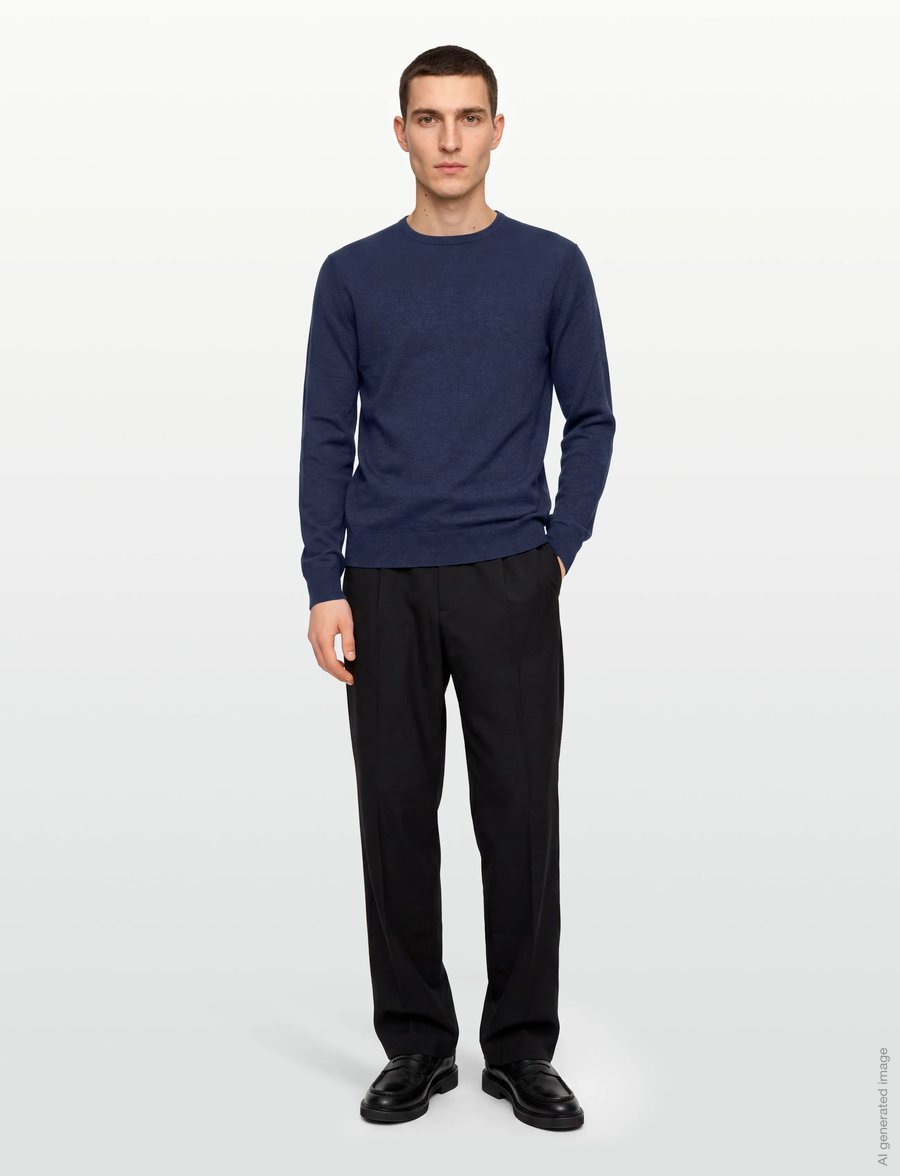 Tiger of Sweden - CONNOR L - rundhals - atlantic blue - 0