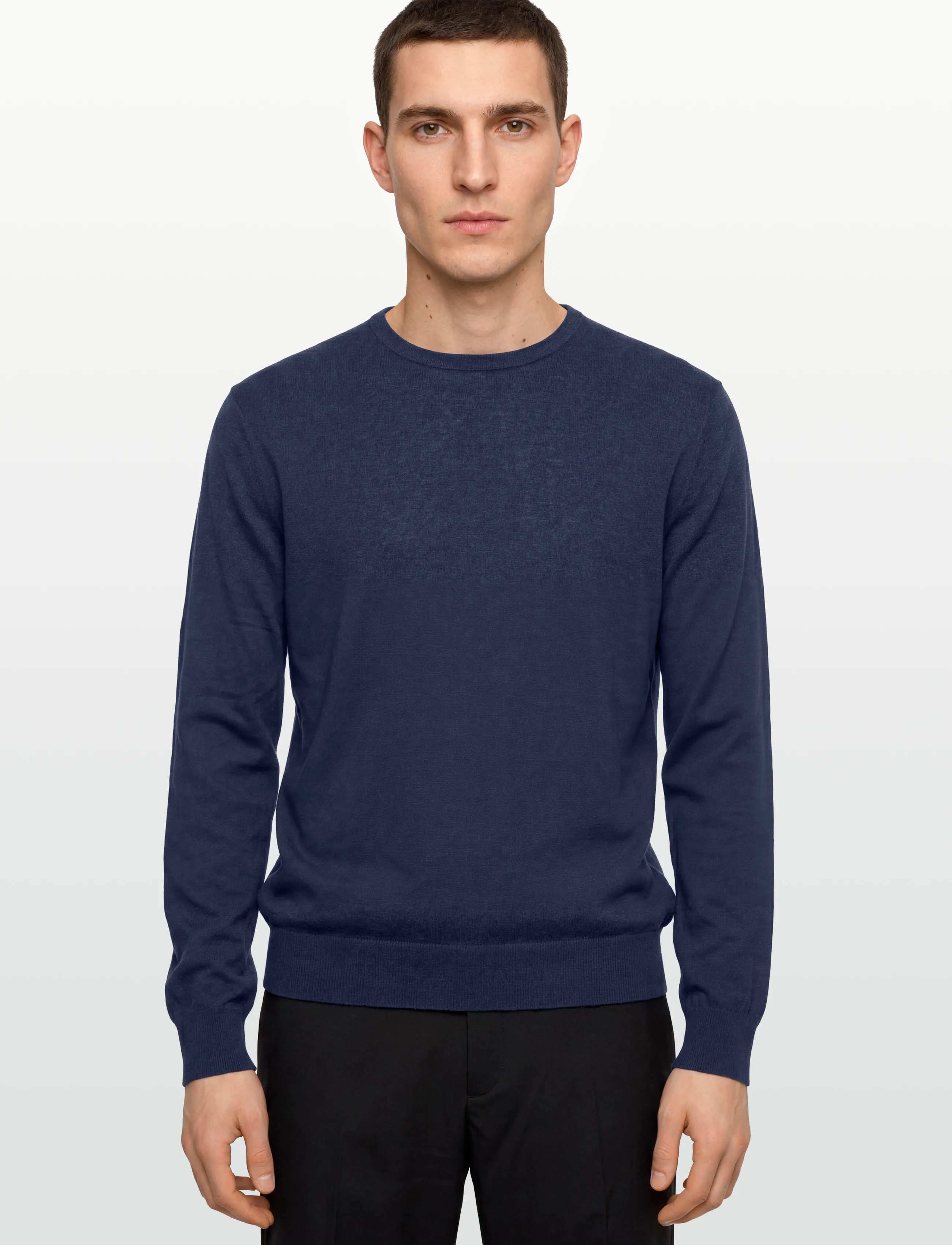 Tiger of Sweden - CONNOR L - megztiniai su apvalia apykakle - atlantic blue - 3