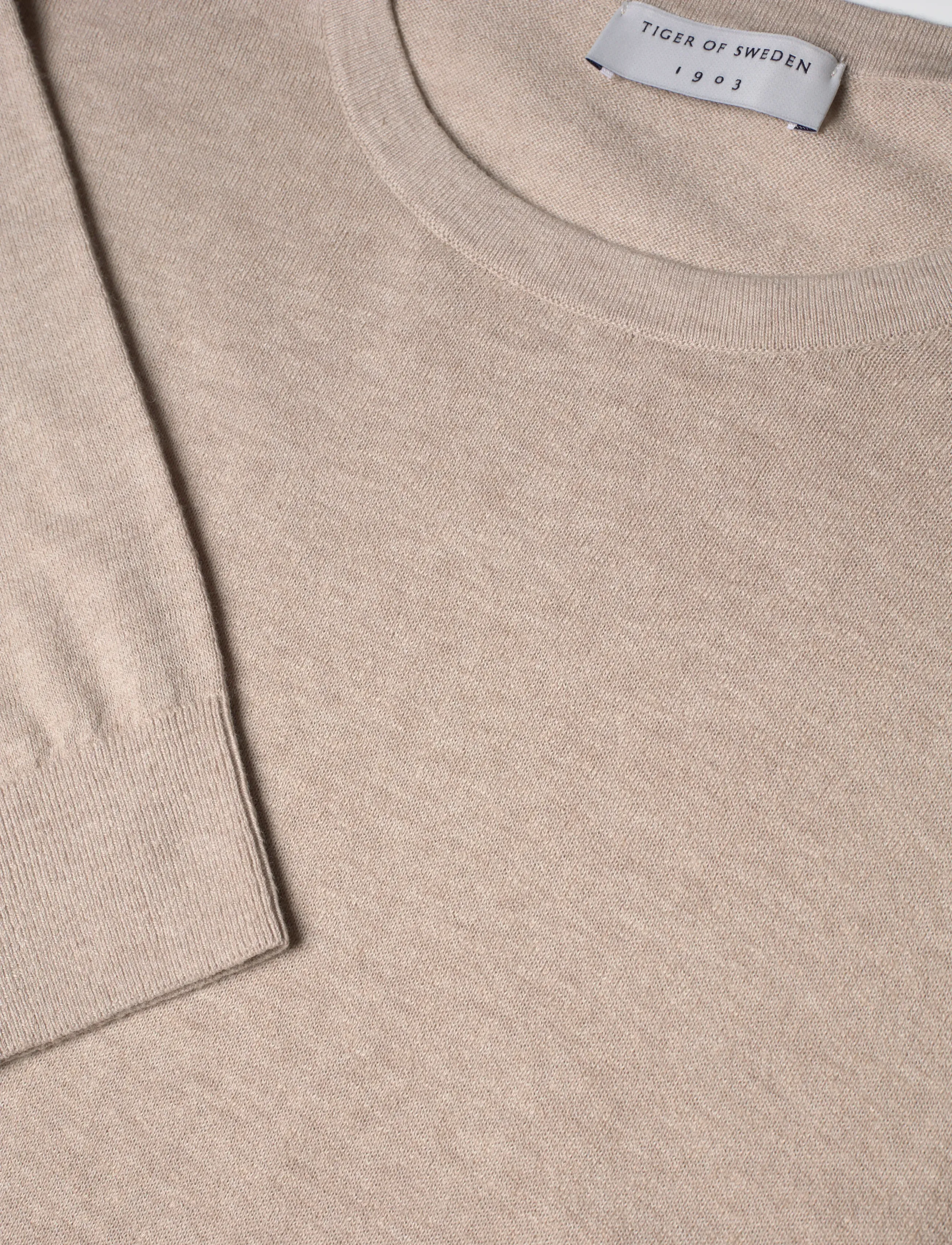 Tiger of Sweden - CONNOR L - round necks - pale sand - 2