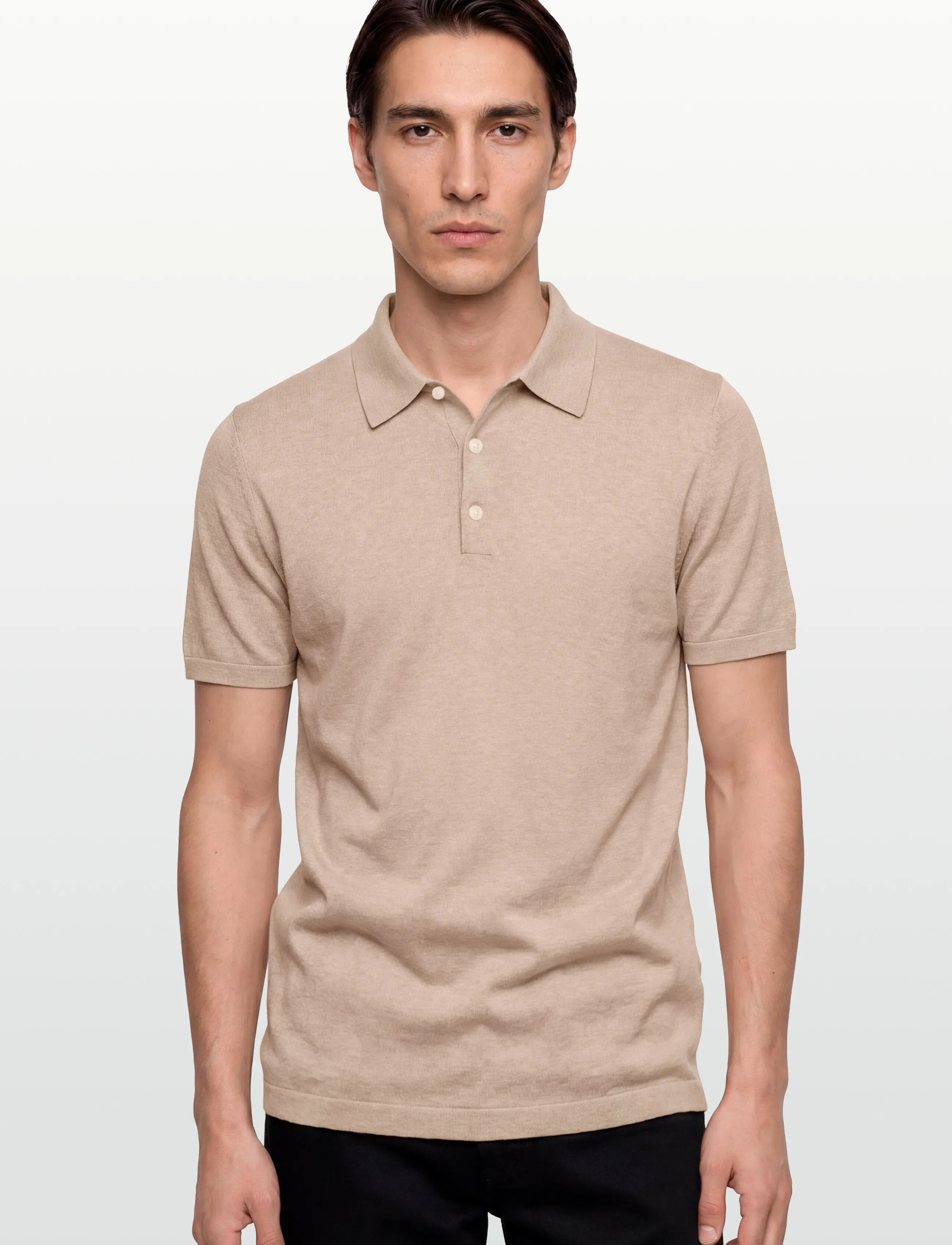 Tiger of Sweden - ERROS L - kortärmade pikéer - pale sand - 3
