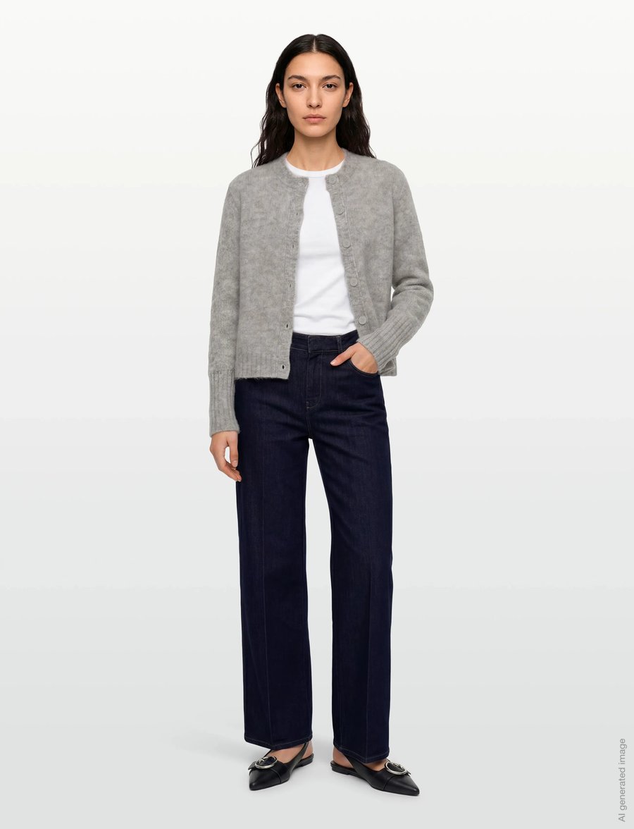 Tiger of Sweden - LEONIE RWS RMS - strickjacken - light grey mela - 0