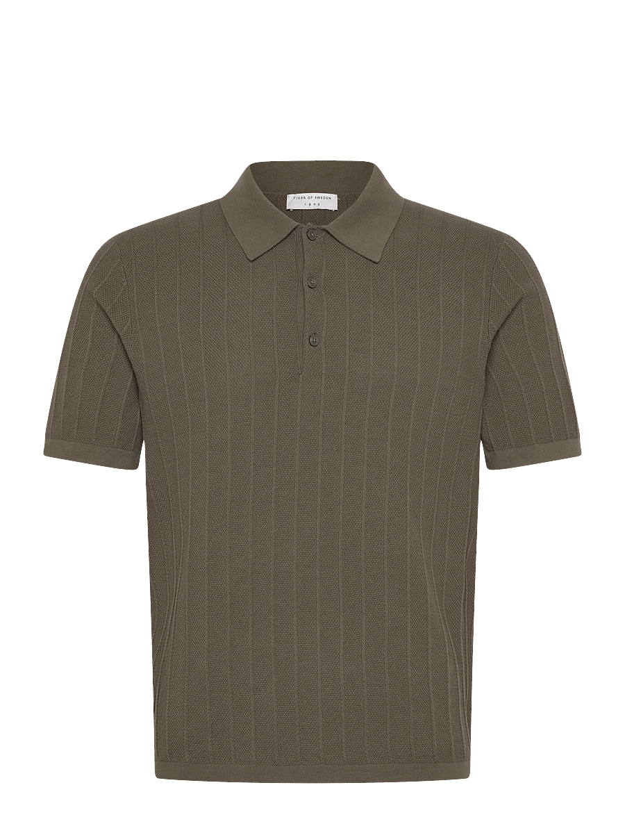 Tiger of Sweden - ERROS C - lühikeste varrukatega polod - mud - 1