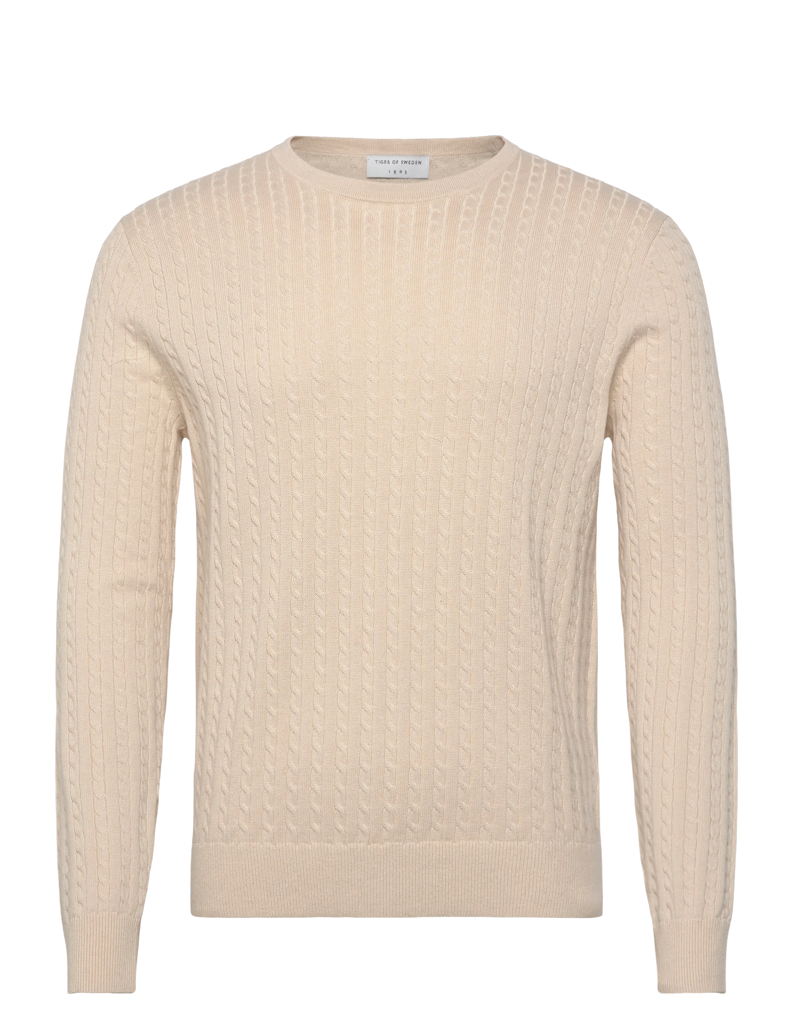 Tiger of Sweden CONNOR - Swetry - BIRCH BARK / cream