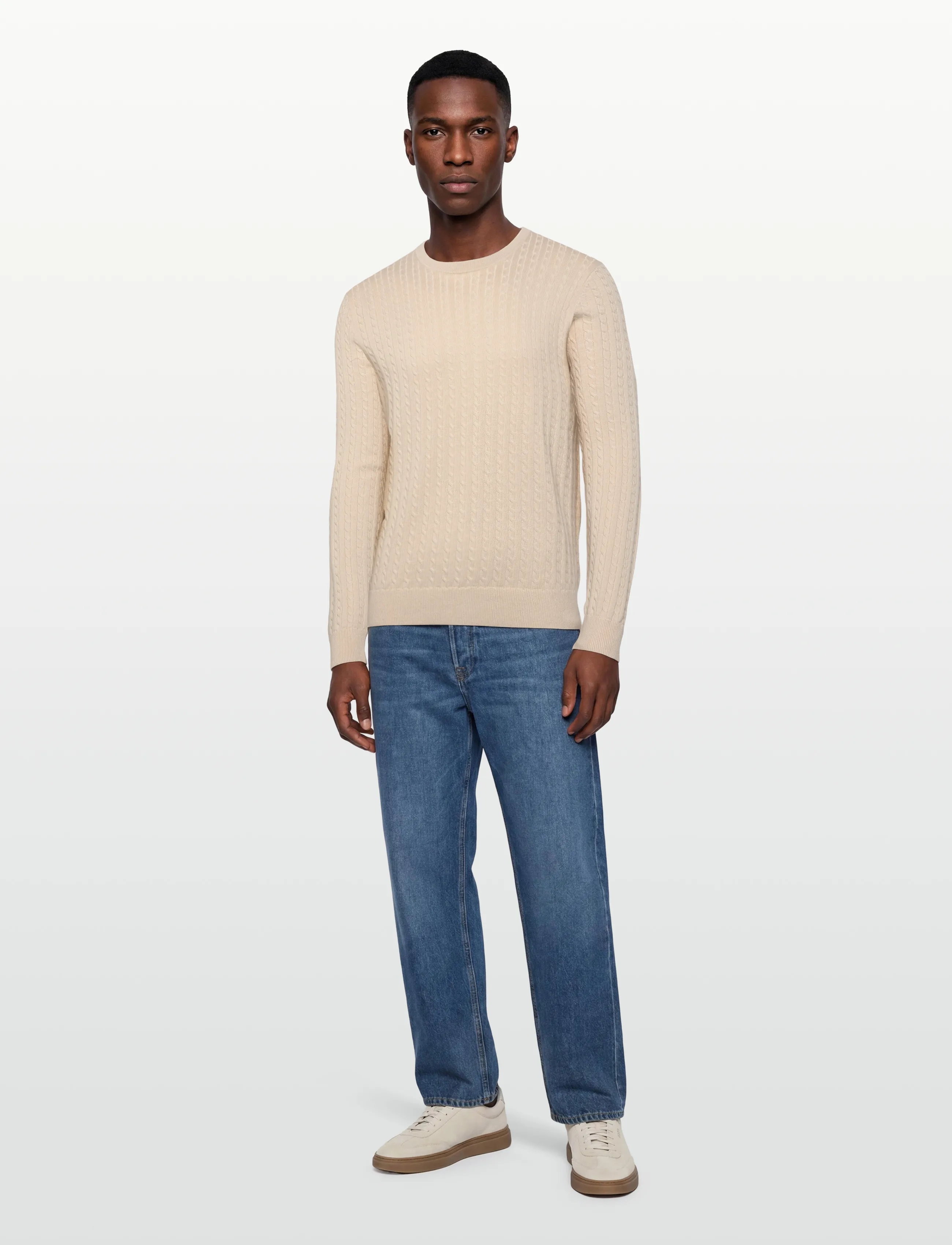 Tiger of Sweden CONNOR - Kleidung - BIRCH BARK / cream