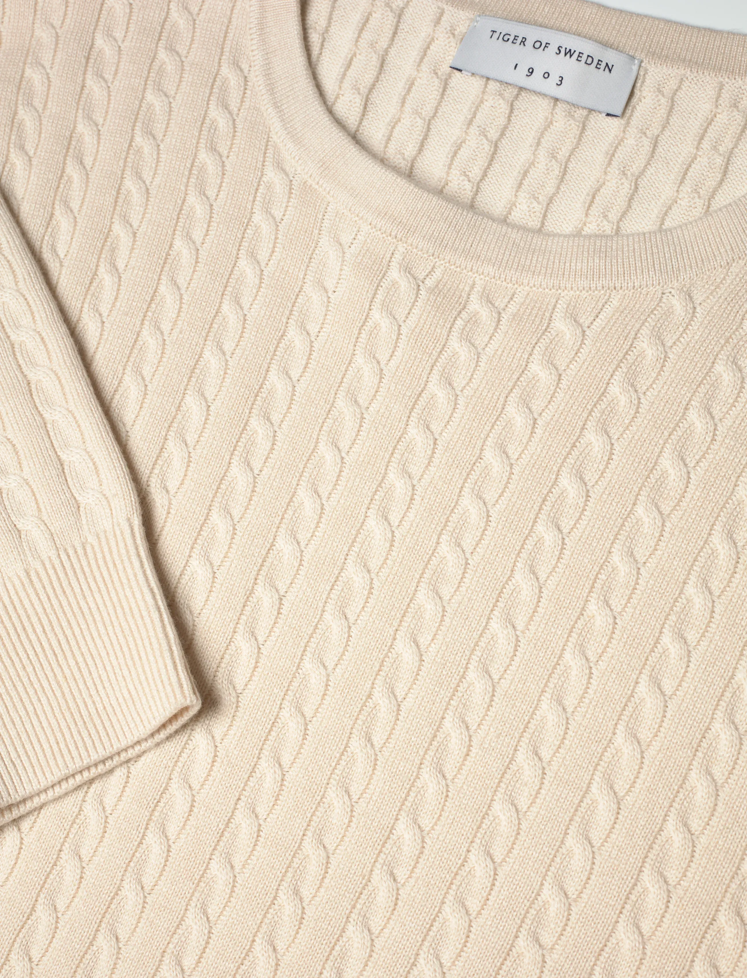 Tiger of Sweden - CONNOR - knitted round necks - birch bark - 2