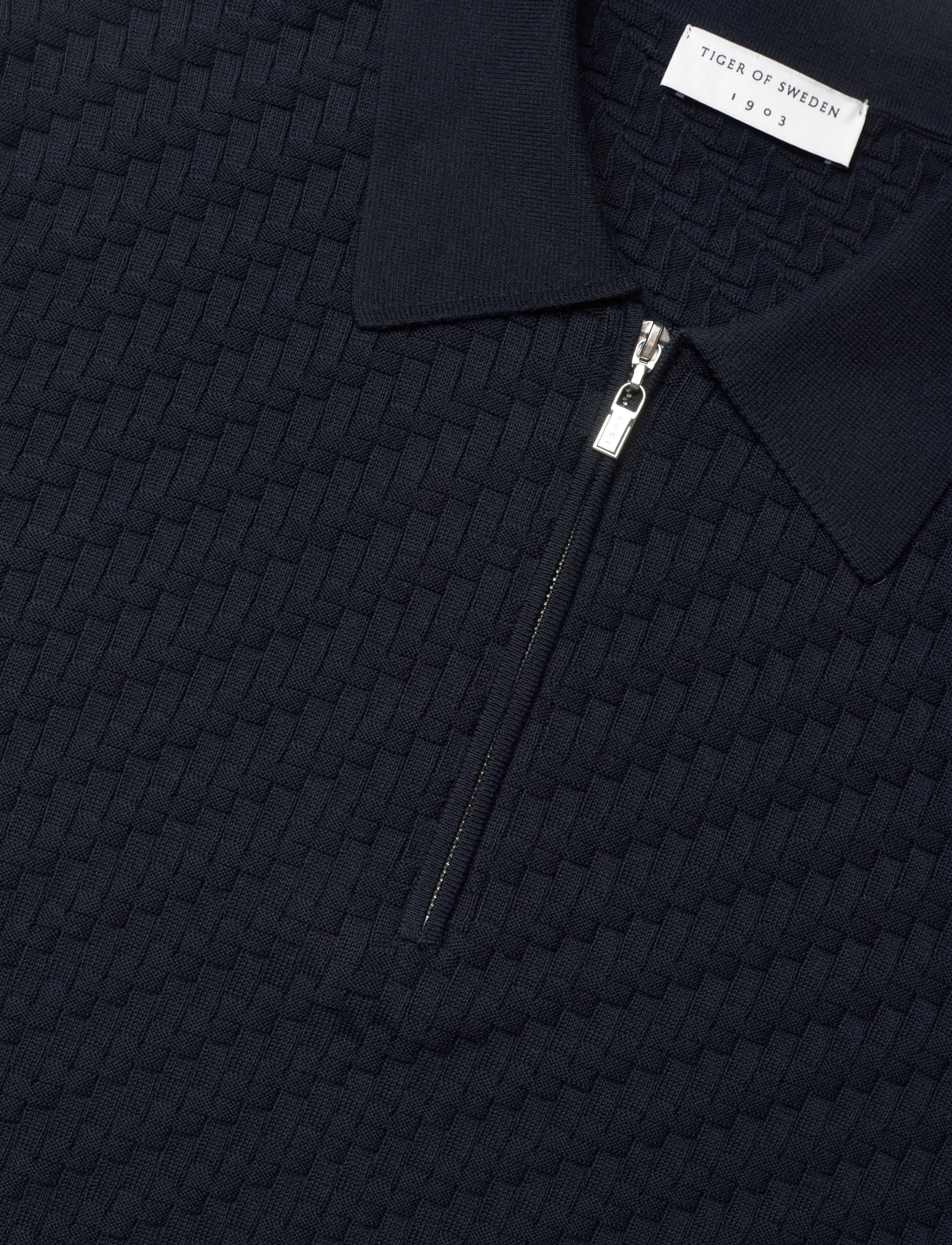 Tiger of Sweden - ORBIT S - half zip - light ink - 2