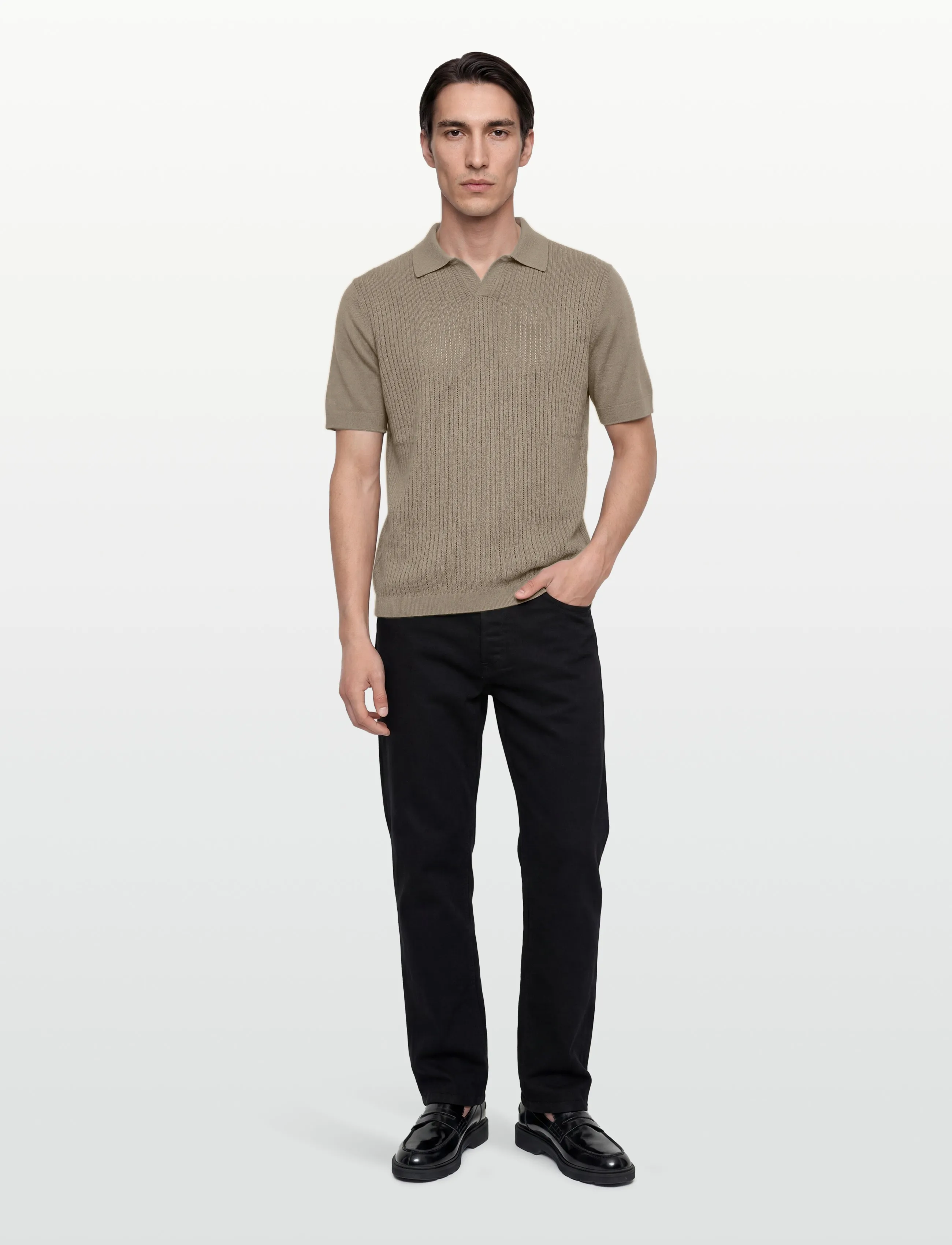 Tiger of Sweden EOIN P - Poloshirts - AUBURN GLAZE / beige
