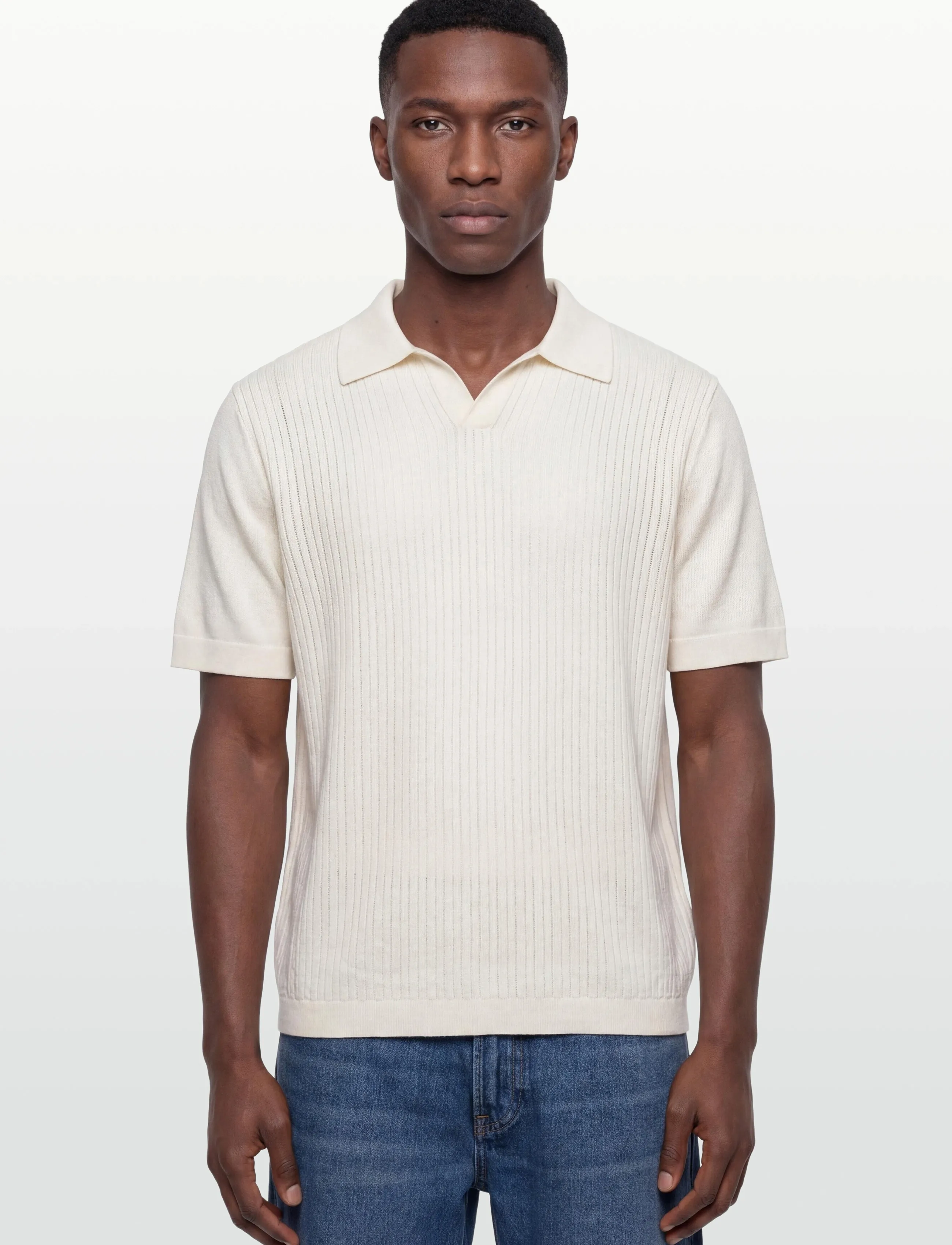 Tiger of Sweden - EOIN P - short-sleeved polos - pure white - 3
