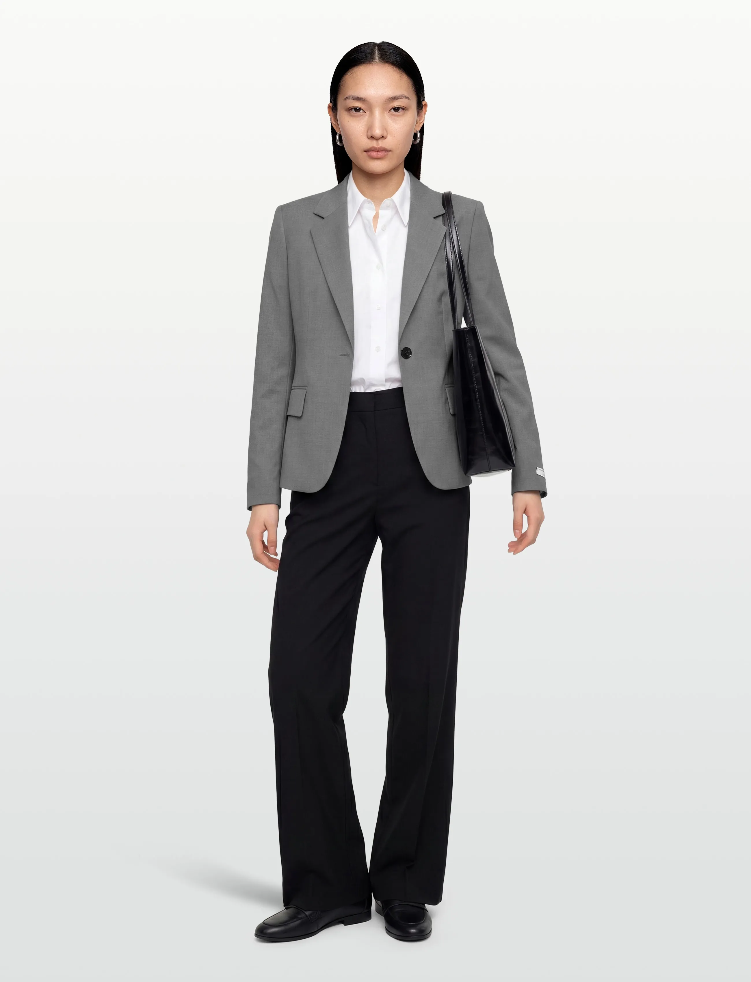 Tiger of Sweden - NANCY - enkeltradede blazere - morning grey - 0
