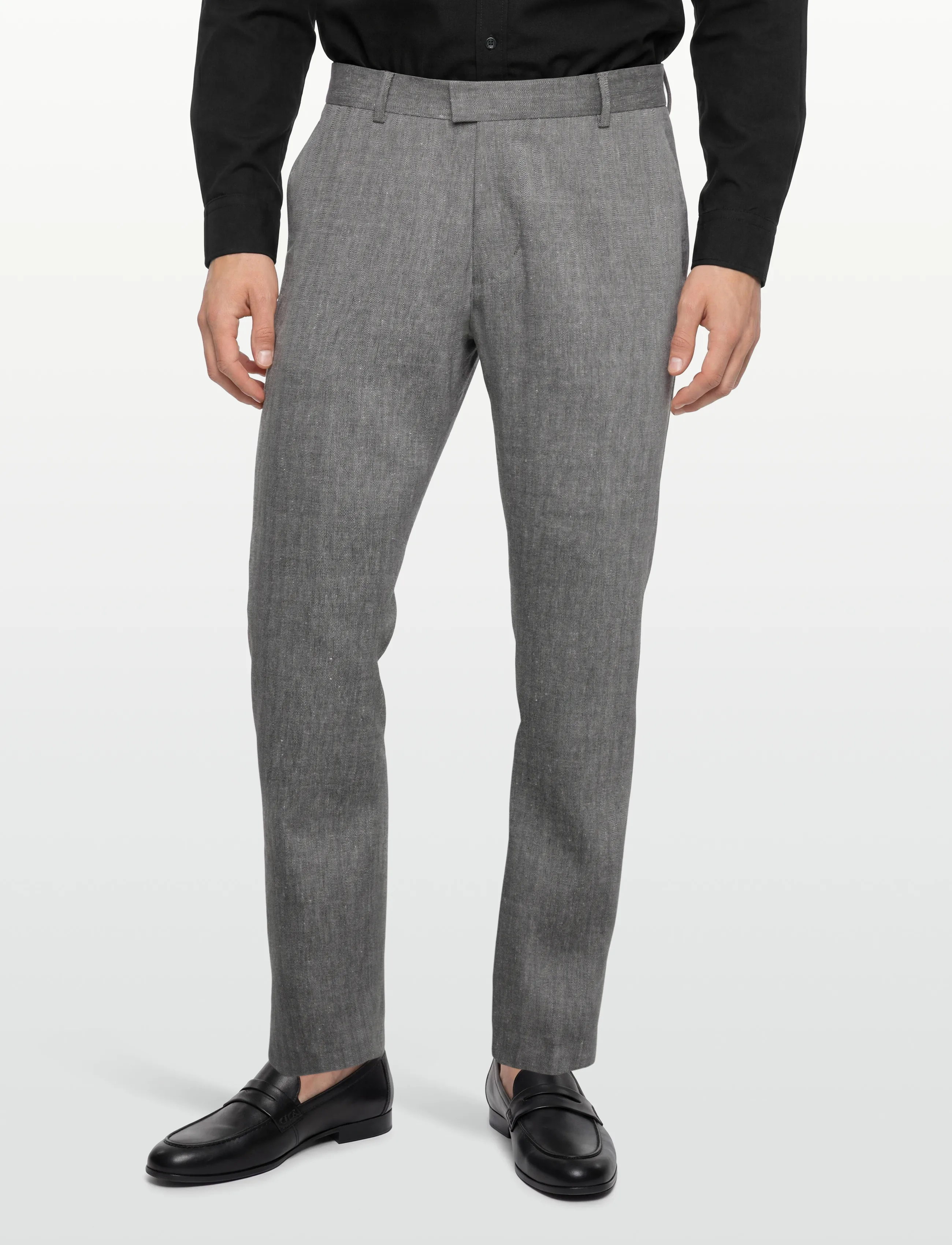 Tiger of Sweden - TENSE - linnebyxor - grey - 5