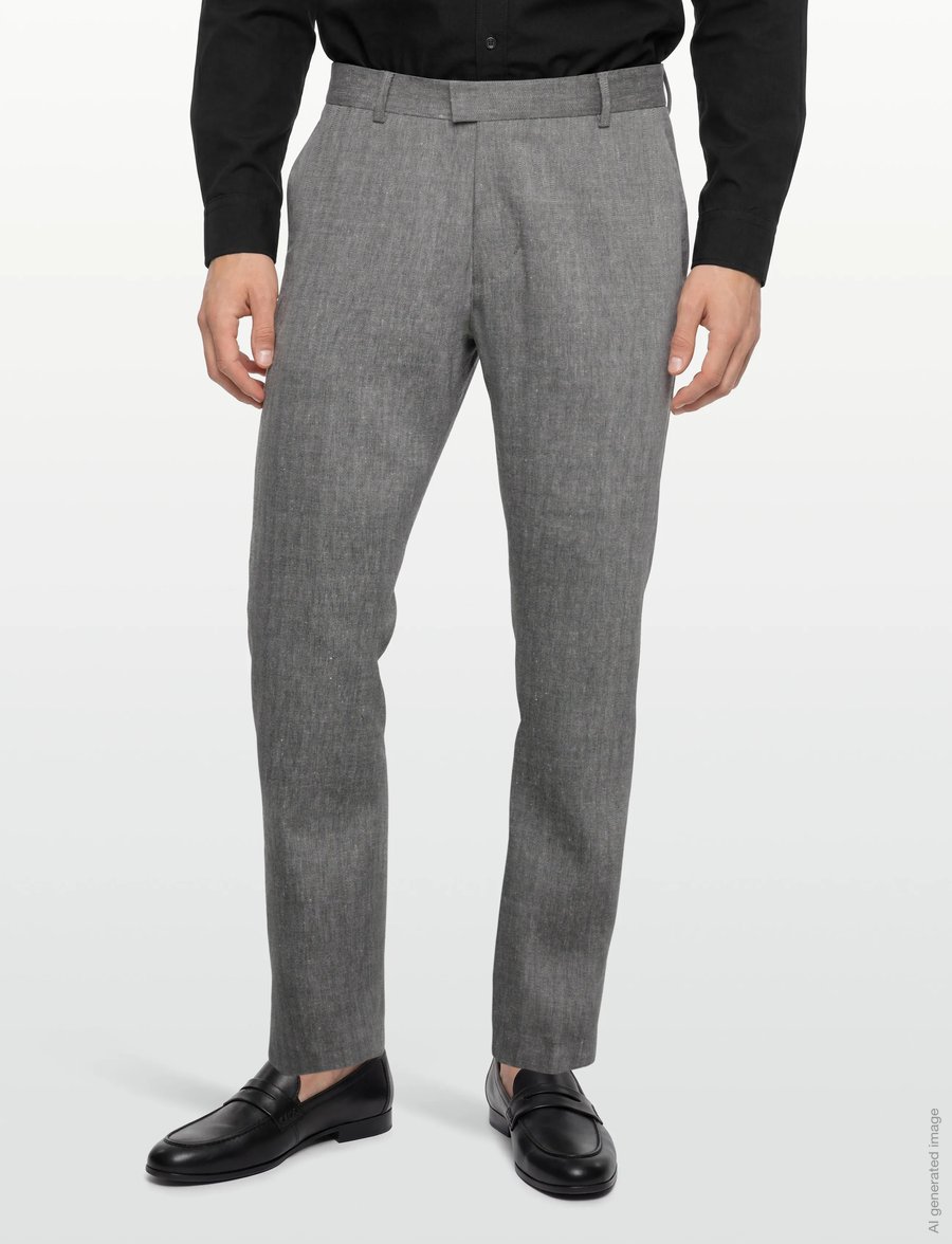 Tiger of Sweden - TENSE - linnebyxor - grey - 5