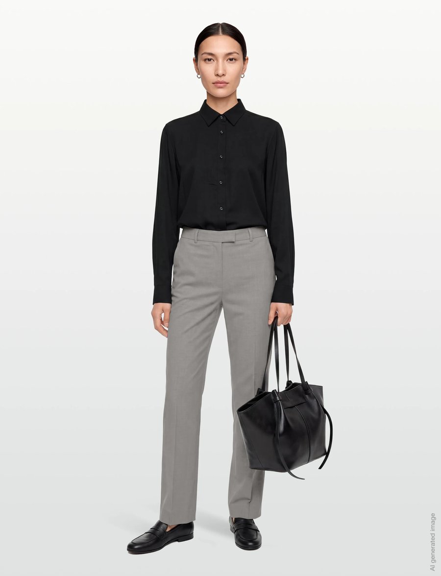 Tiger of Sweden - NOVE - tailored trousers - morning grey - 0