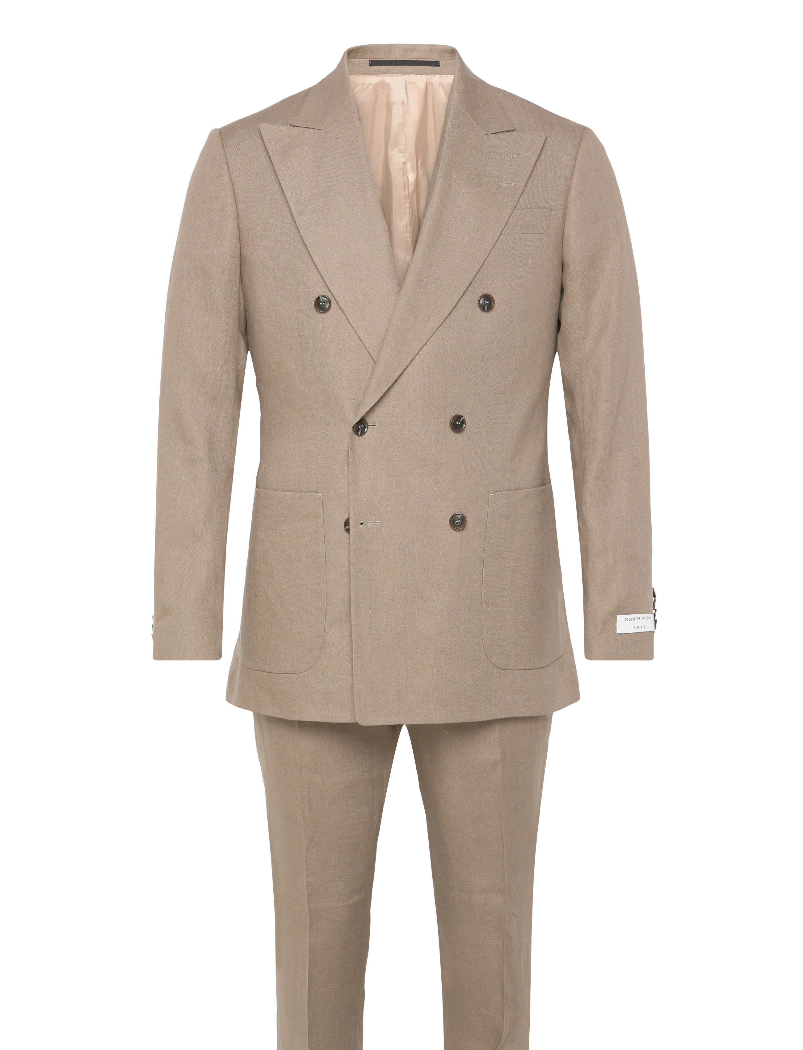 Tiger of Sweden S.JOACHIM - Linen clothing - AUBURN GLAZE / beige