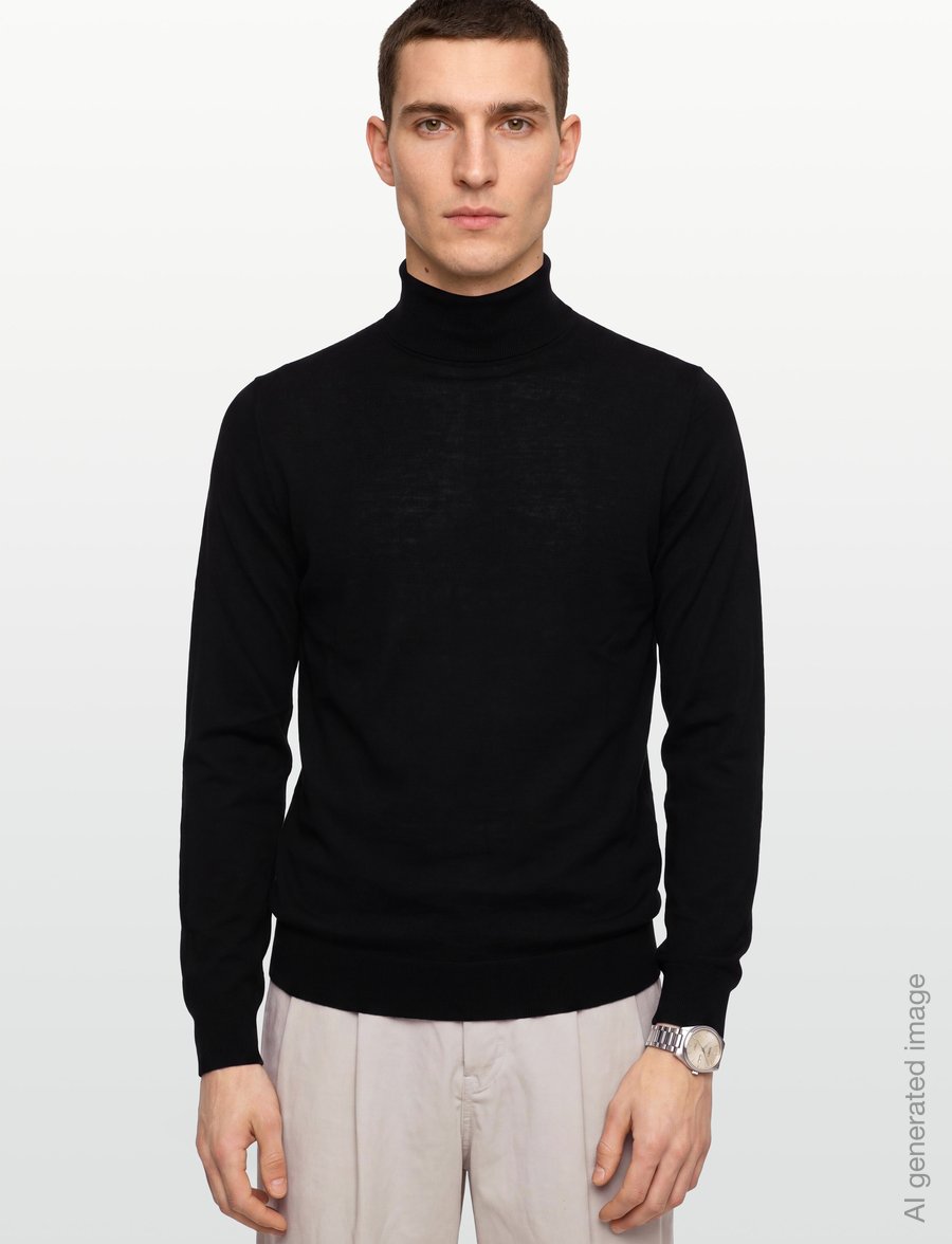 Tiger of Sweden - NEVILE RWS - polokrage - black - 3