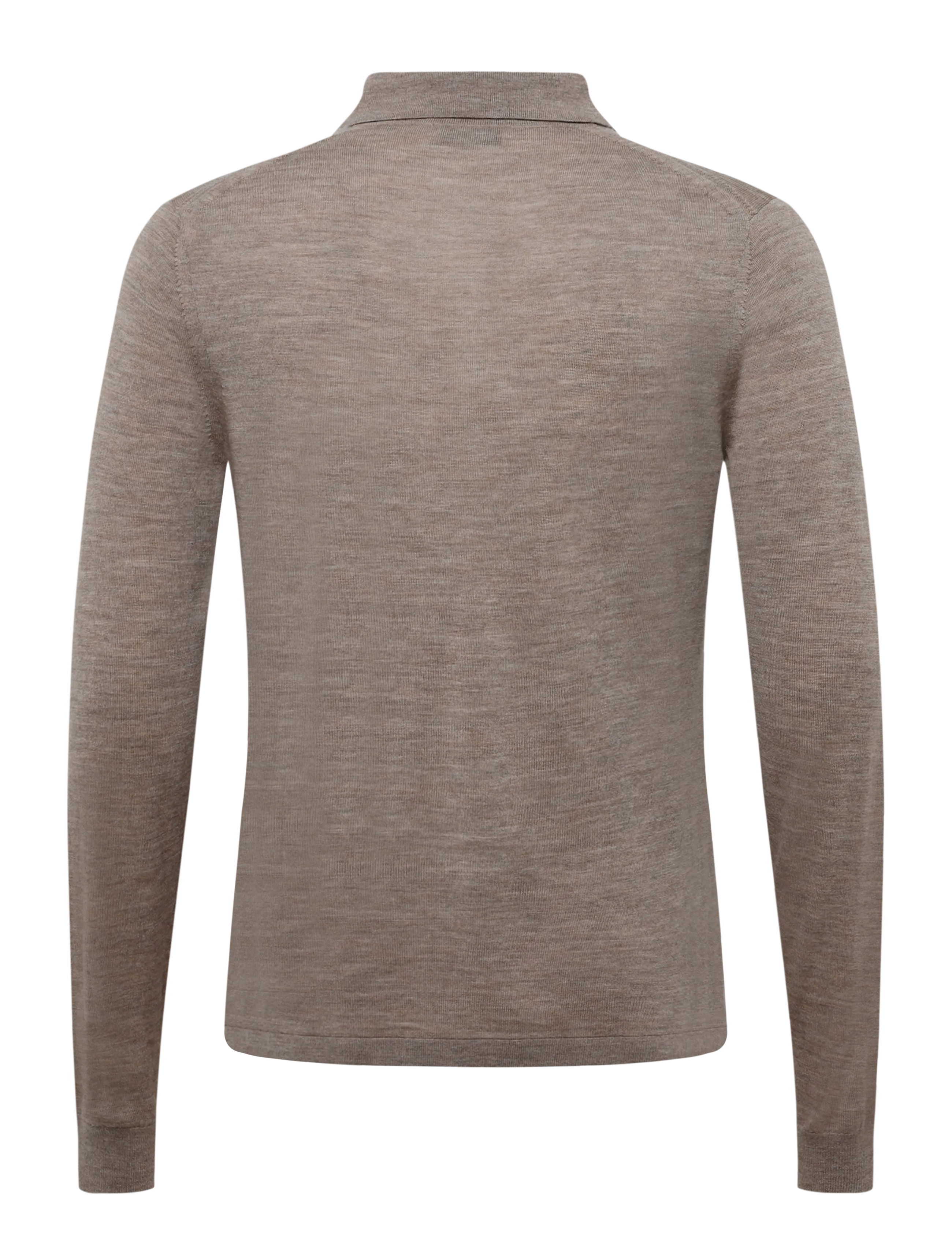 Tiger of Sweden - EROSS RWS - long-sleeved knitted polos - beige melange - 2