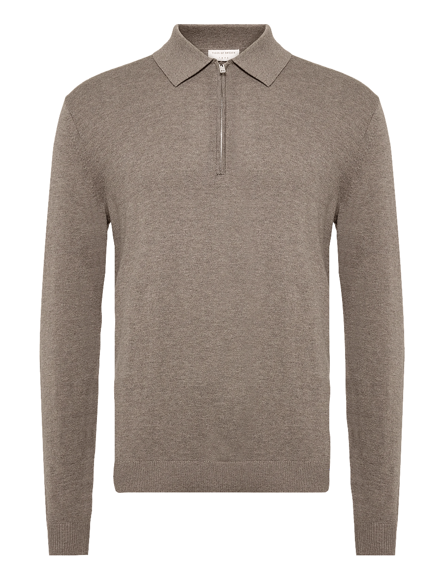 Tiger of Sweden - ORBIT RWS - pikkade varrukatega kootud polod - dark stone melange - 0