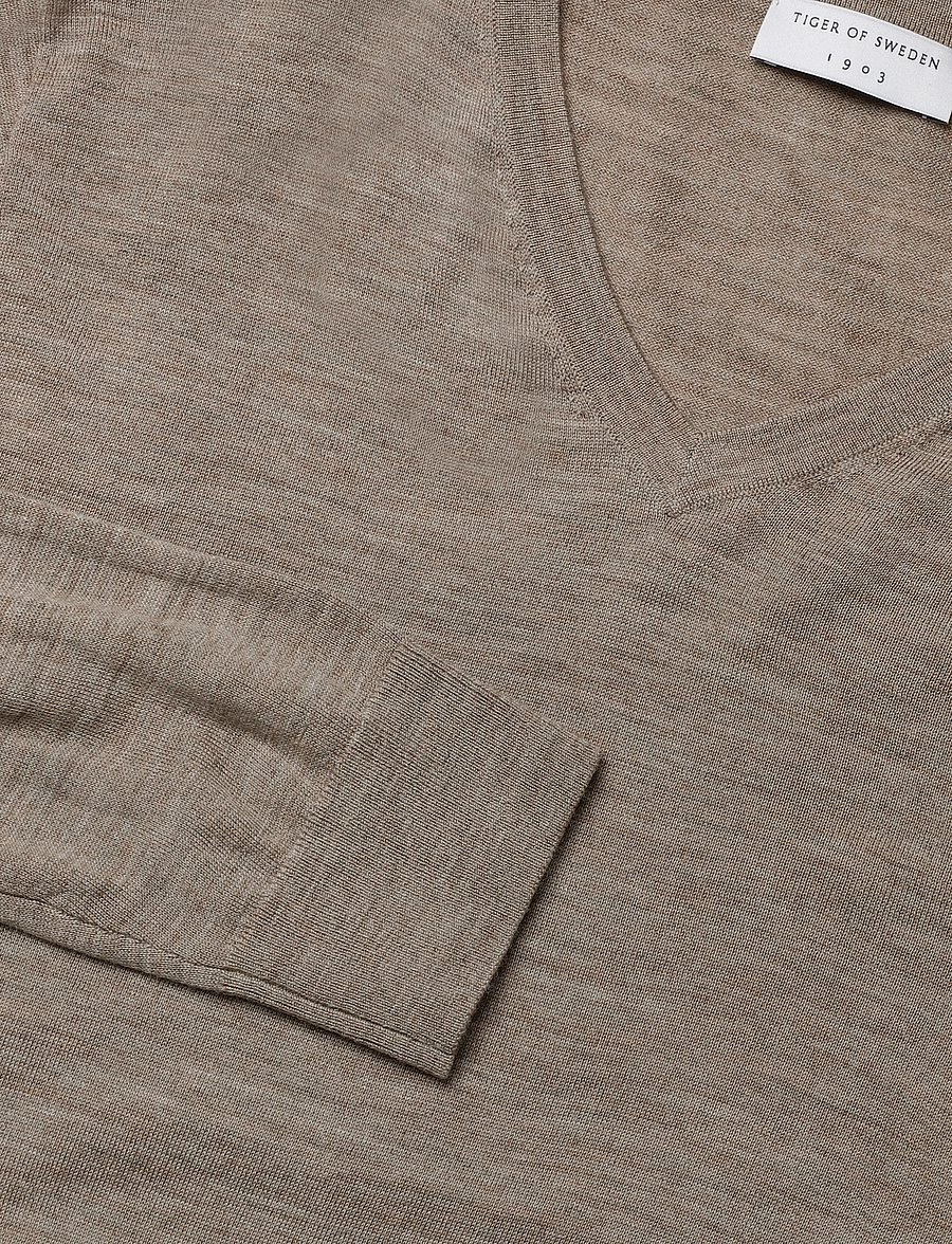 Tiger of Sweden - CONNOR V RWS - v-ausschnitt - beige melange - 2