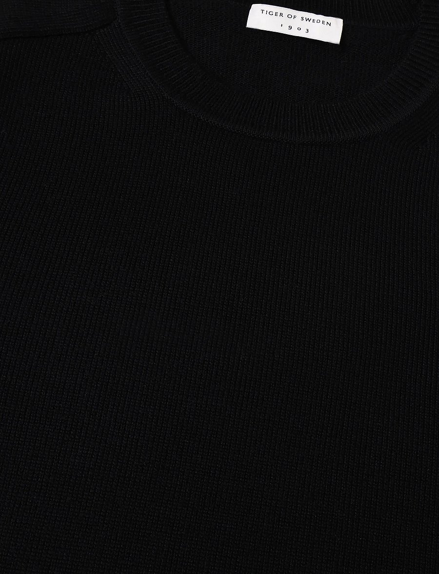 Tiger of Sweden - MARTIN RWS - rund hals - black - 2