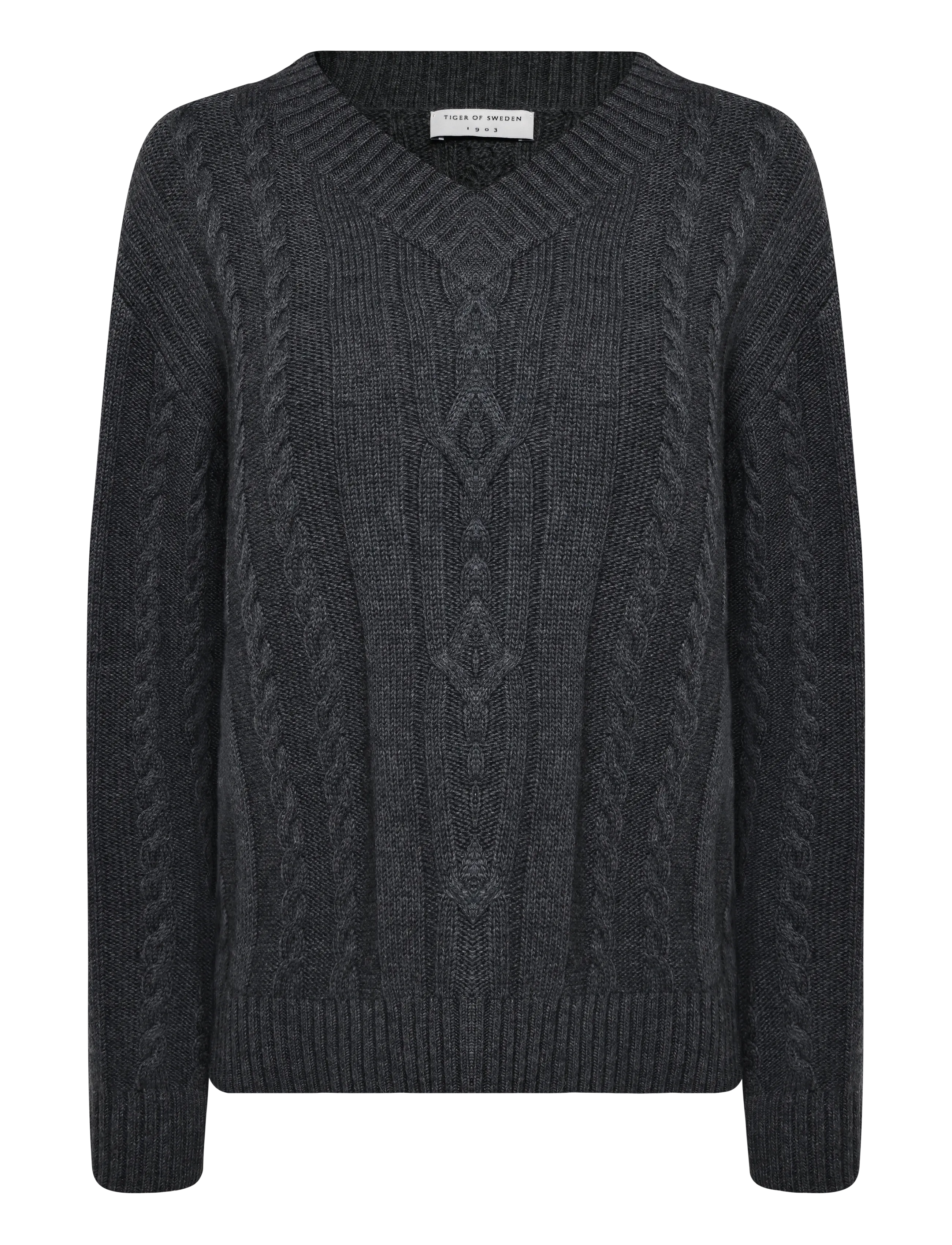 Tiger of Sweden SEREN RWS - Kudumid - GREY MELANGE / grey