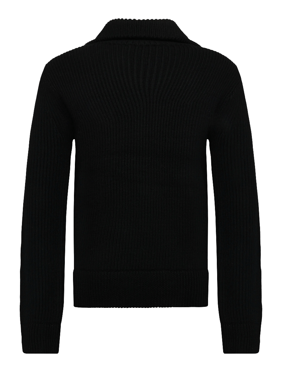 Tiger of Sweden - NIALL - pullover mit durchgehendem reißverschluss - black - 2
