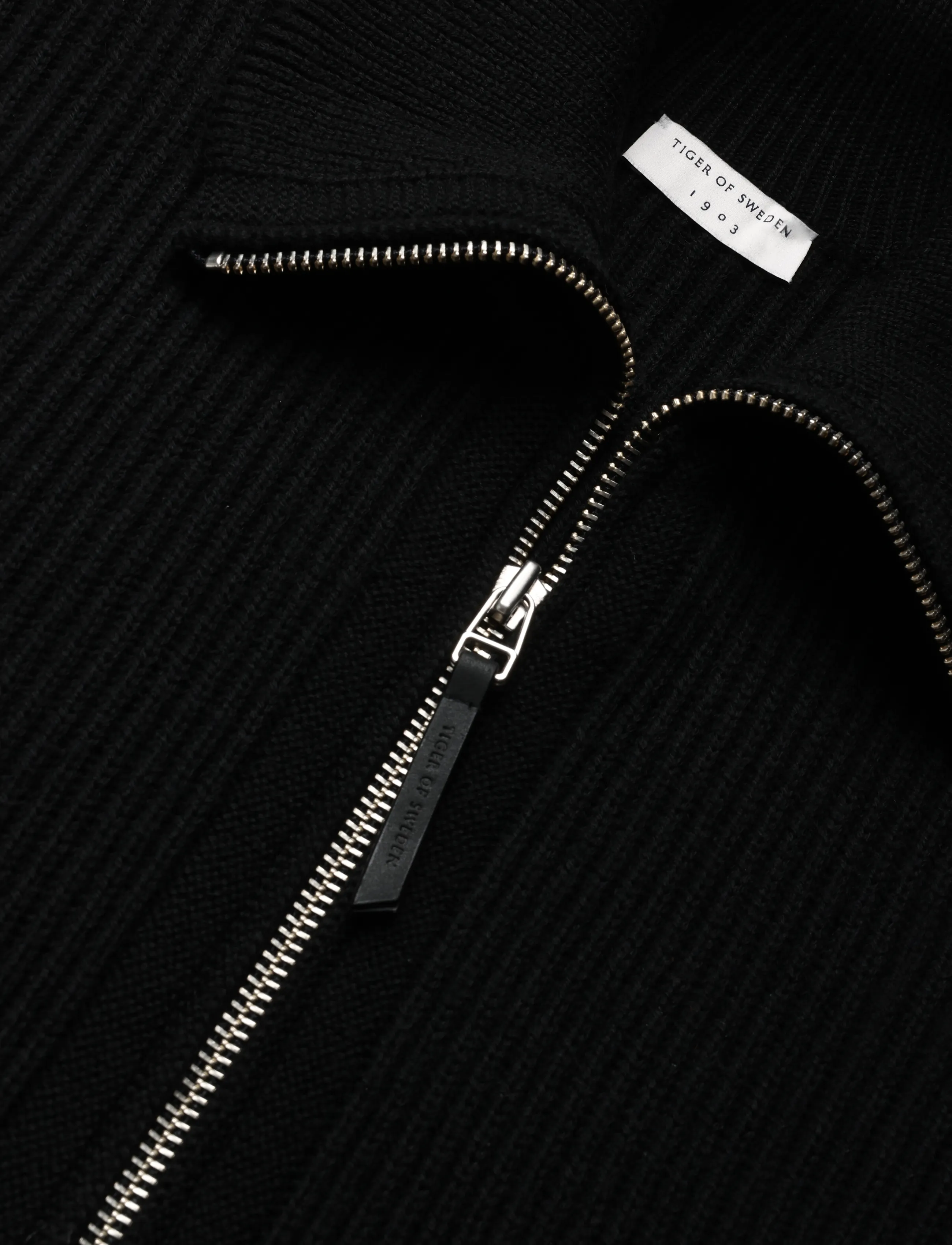 Tiger of Sweden - NIALL - full zip jumpers - black - 2