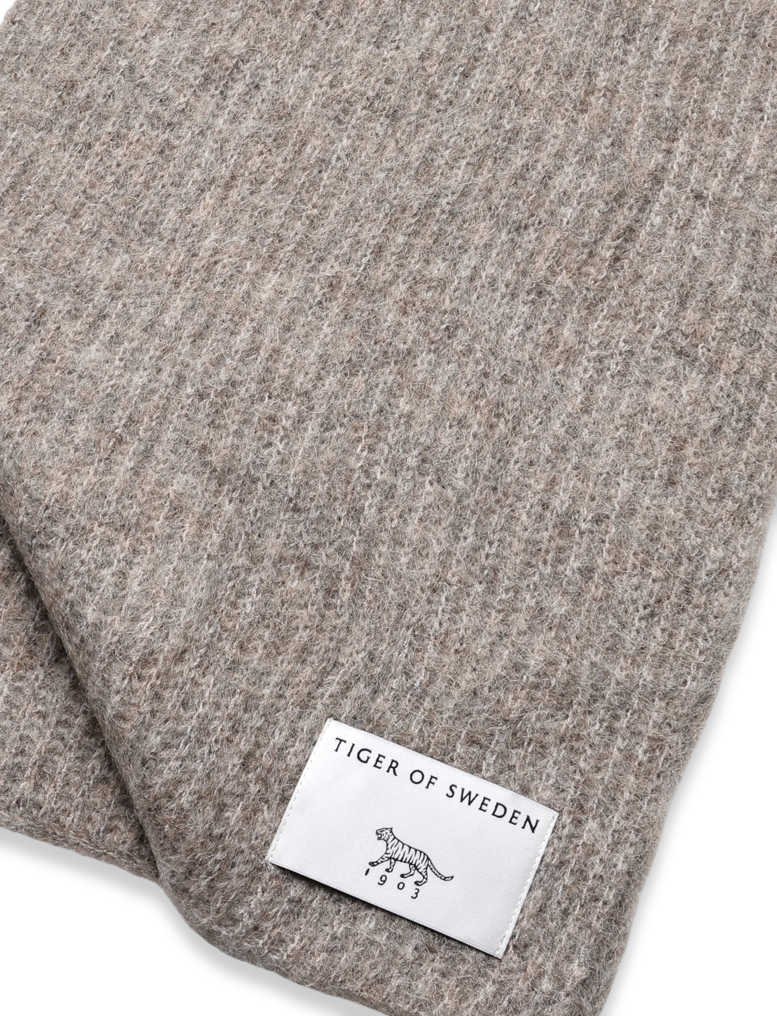 Tiger of Sweden - ERLINIA RWS RMS - talvesallid - grey beige melange - 2