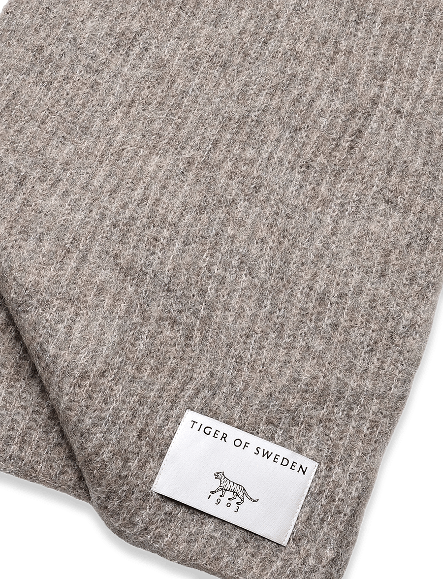 Tiger of Sweden - ERLINIA RWS RMS - talvesallid - grey beige melange - 2