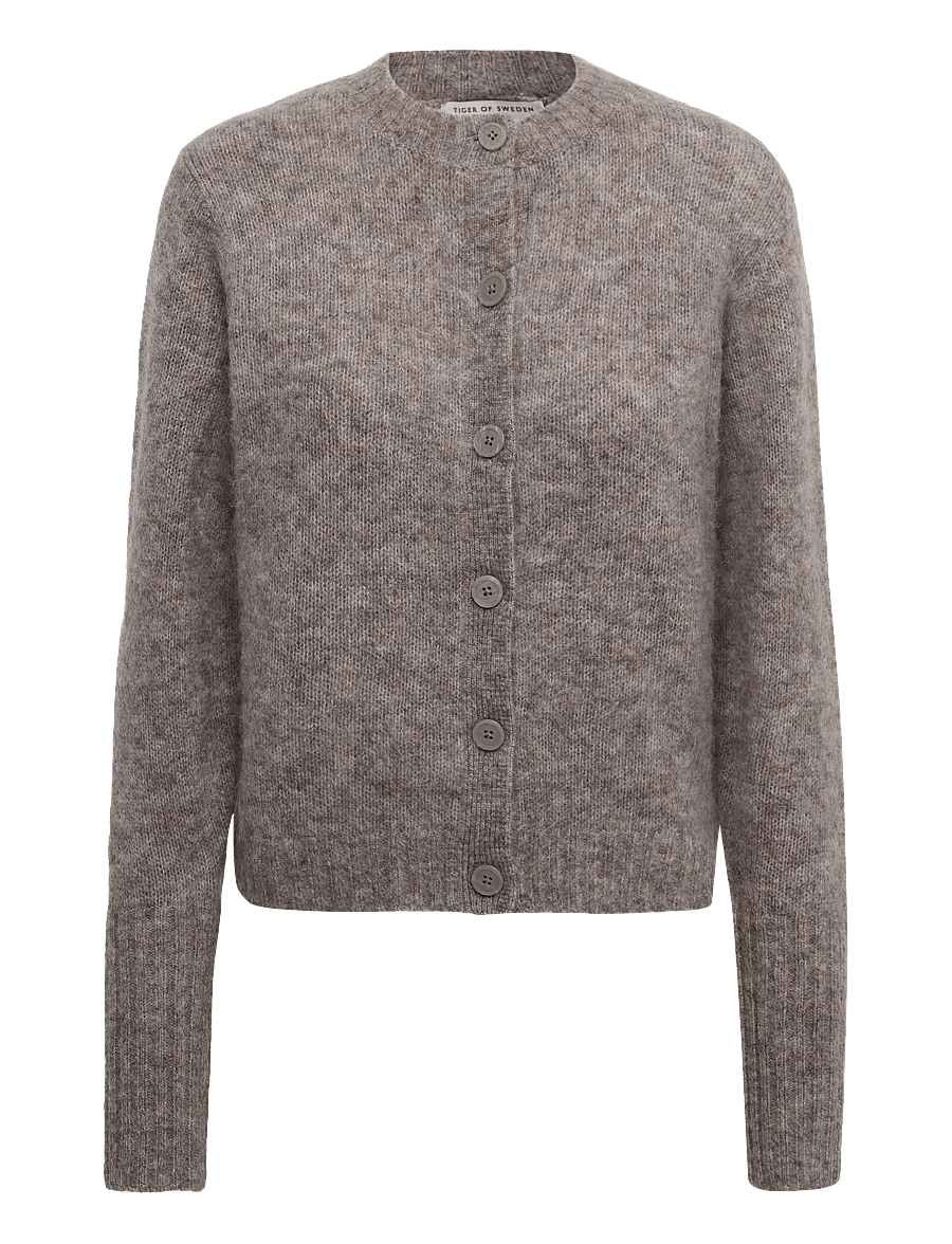 Tiger of Sweden - LEONIE RWS RMS - kardiganid - grey beige melange - 0