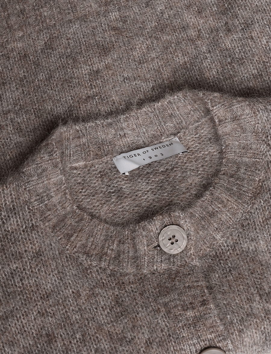 Tiger of Sweden - LEONIE RWS RMS - kardiganid - grey beige melange - 2