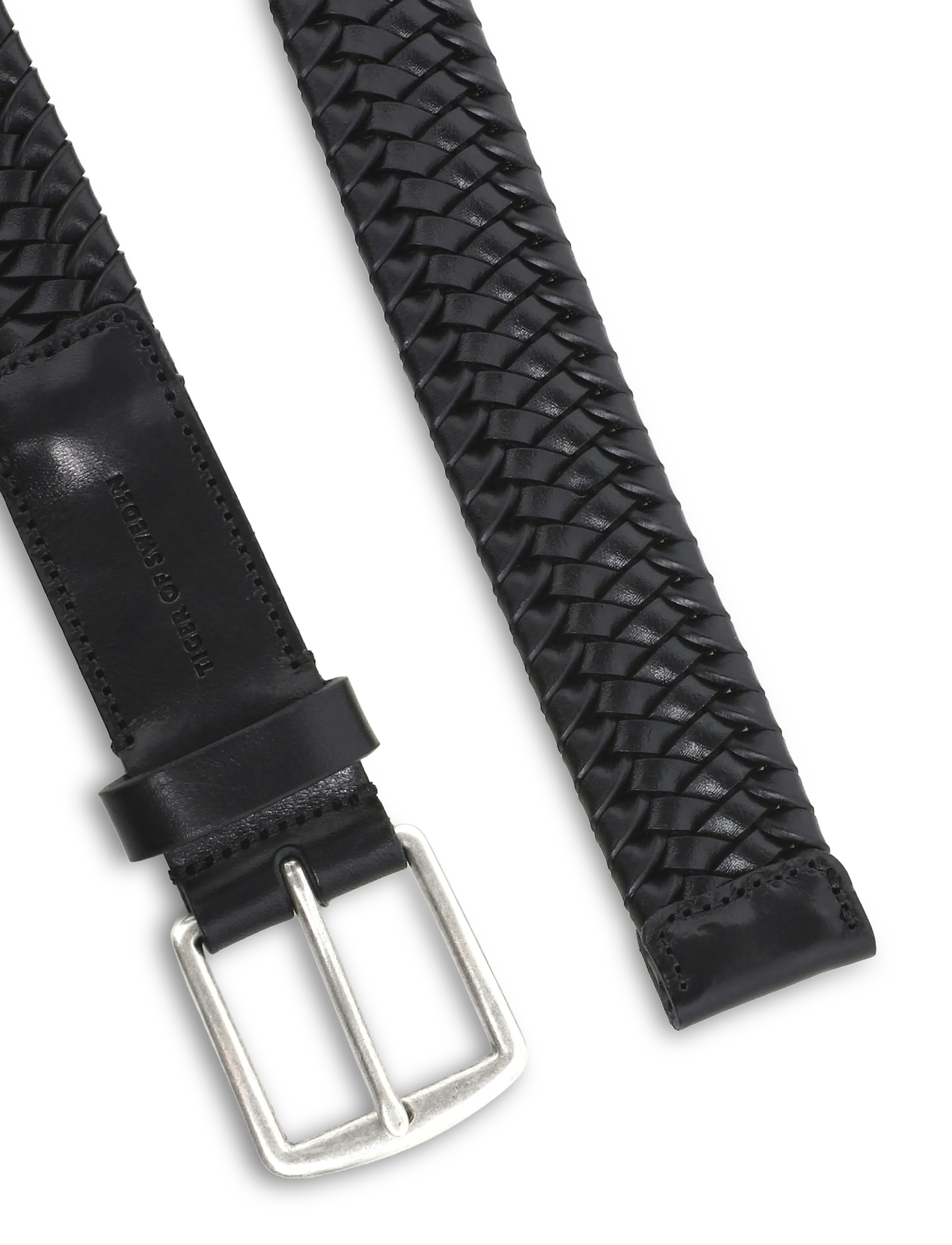 Tiger of Sweden - BRAIDANT - geflochtene gürtel - black - 1