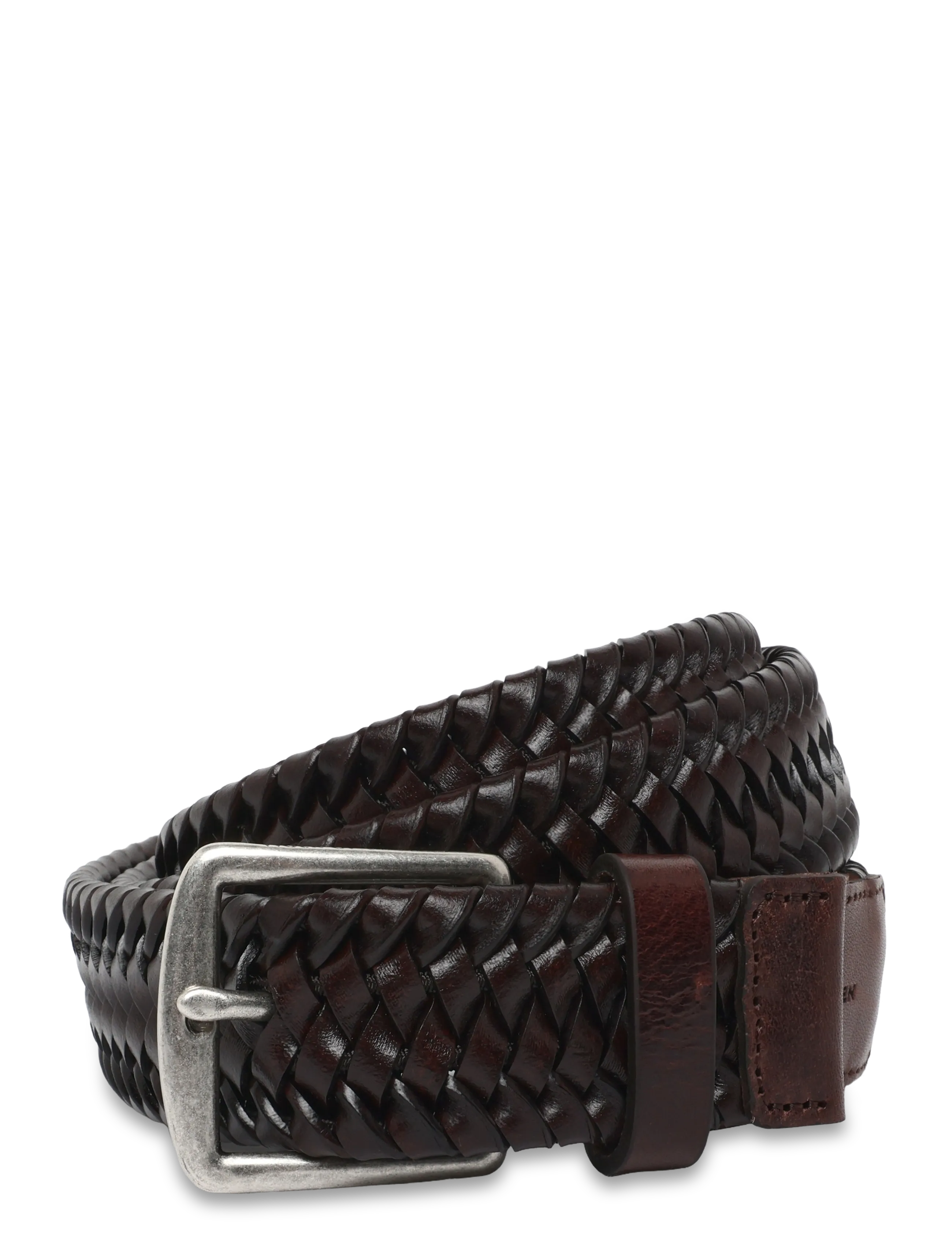 Tiger of Sweden BRAIDANT - Flätade skärp - DARK BROWN / brown