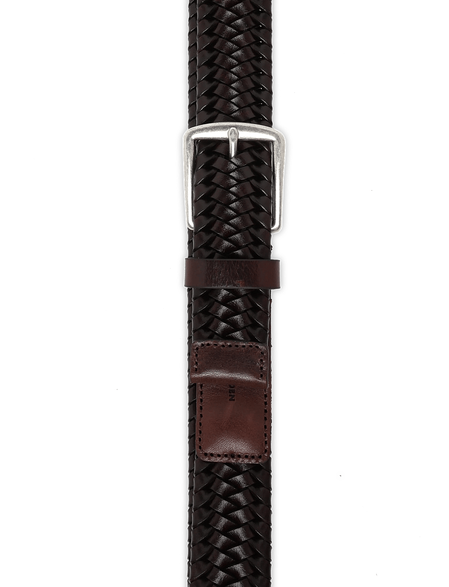 Tiger of Sweden - BRAIDANT - flettede bælter - dark brown - 2