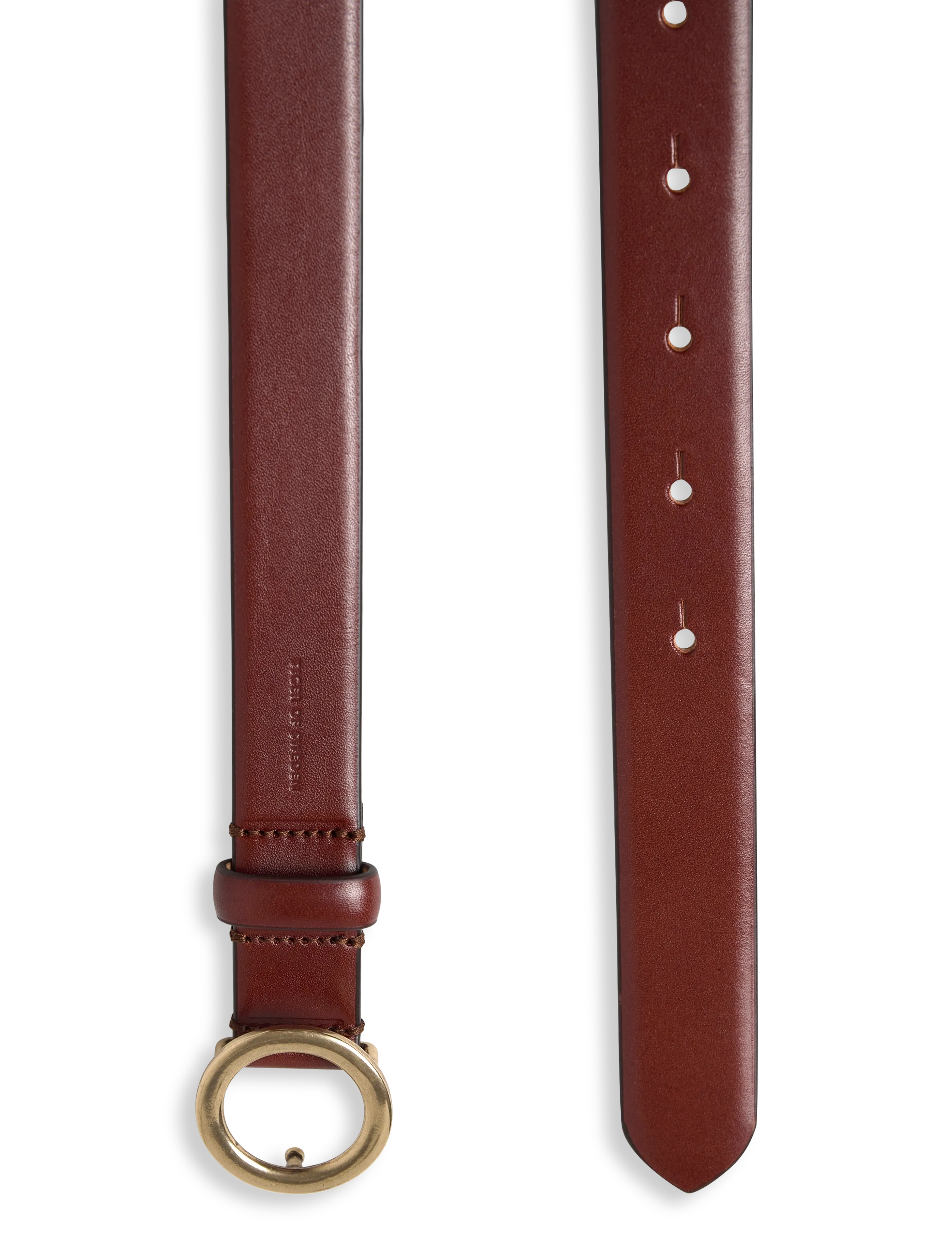 Tiger of Sweden - ORBIS - läderskärp - burgundy - 1