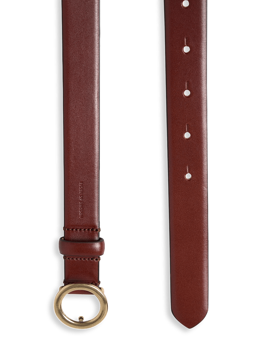 Tiger of Sweden - ORBIS - läderskärp - burgundy - 1