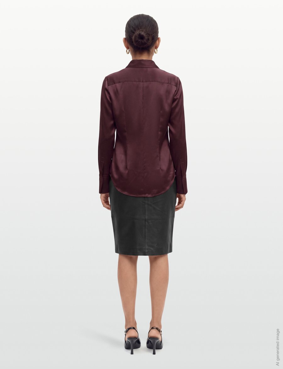 Tiger of Sweden - DAPHNE - langärmlige hemden - burgundy - 4