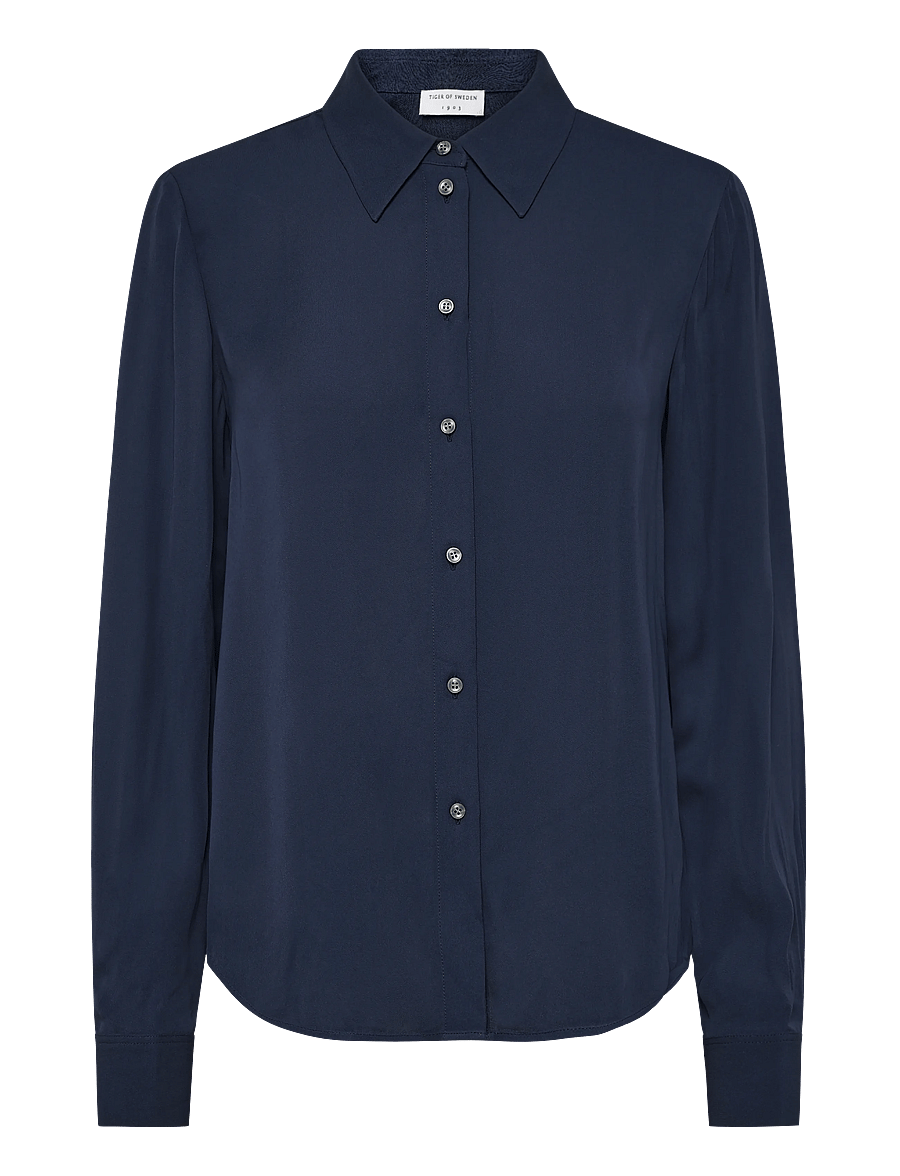 Tiger of Sweden - CAMILLA - long-sleeved shirts - steel blue - 0
