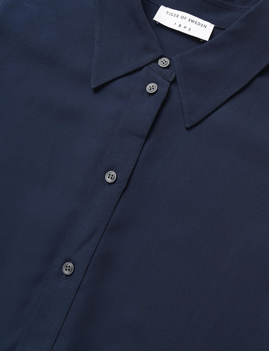 Tiger of Sweden - CAMILLA - long-sleeved shirts - steel blue - 2