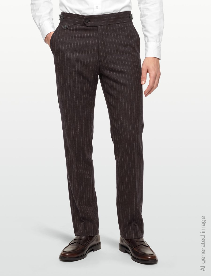 Tiger of Sweden - TENSE A - pantalons habillés - mud - 3