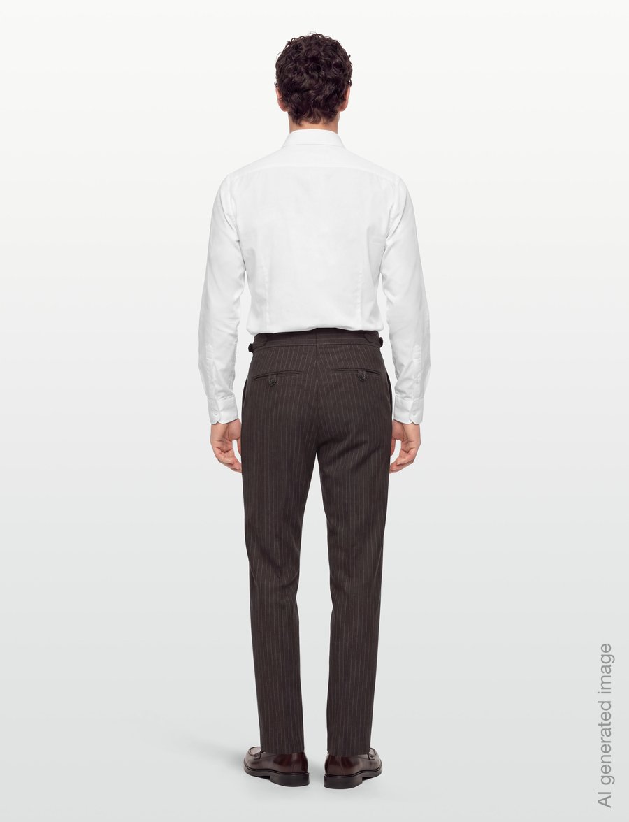 Tiger of Sweden - TENSE A - pantalons habillés - mud - 4