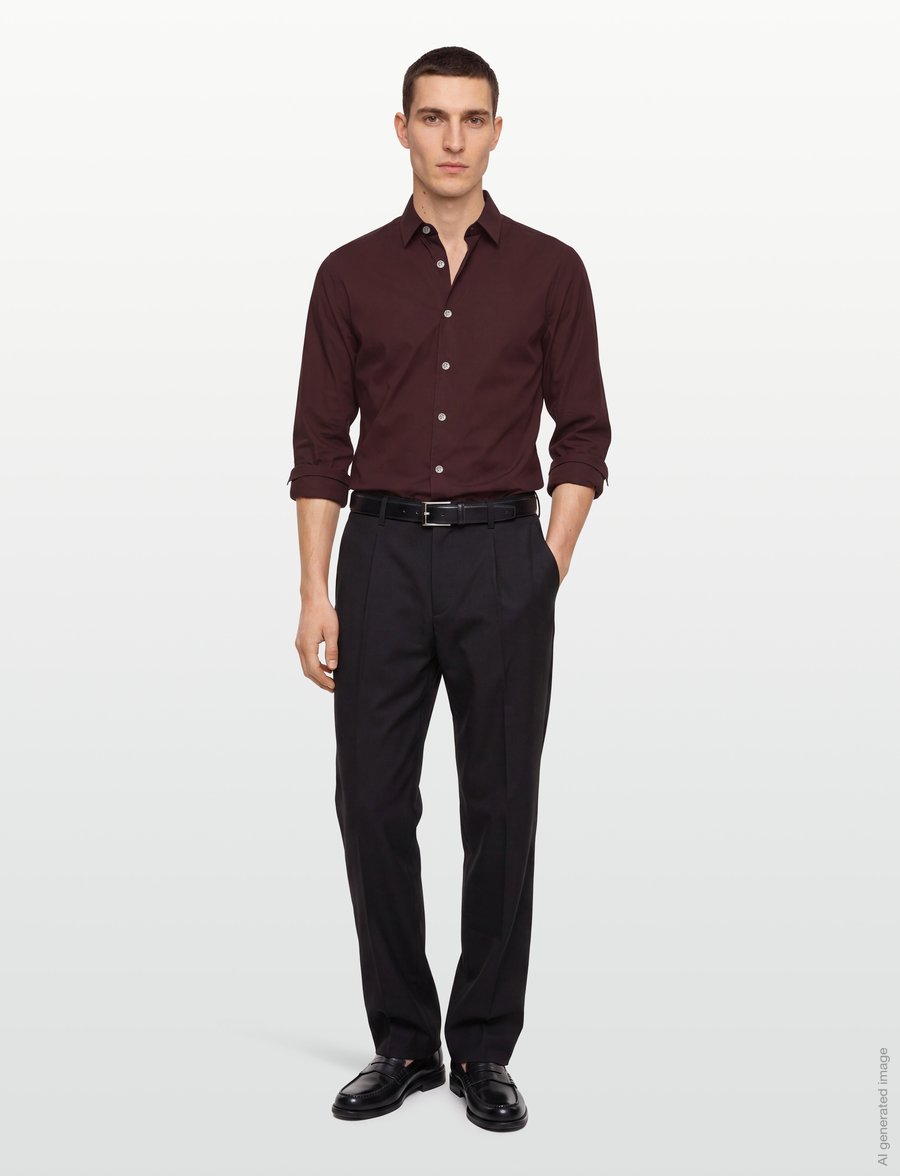 Tiger of Sweden - FILBRODIE - formelle hemden - aubergine - 0