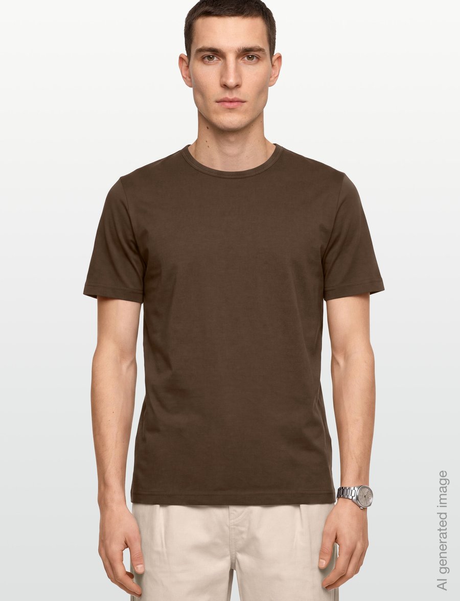 Tiger of Sweden - OLAF - short-sleeved t-shirts - aged timber - 3