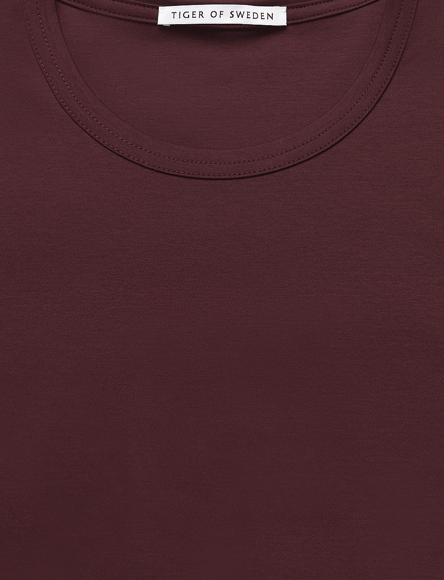 Tiger of Sweden - OLAF - kurzärmelige t-shirts - aubergine - 2