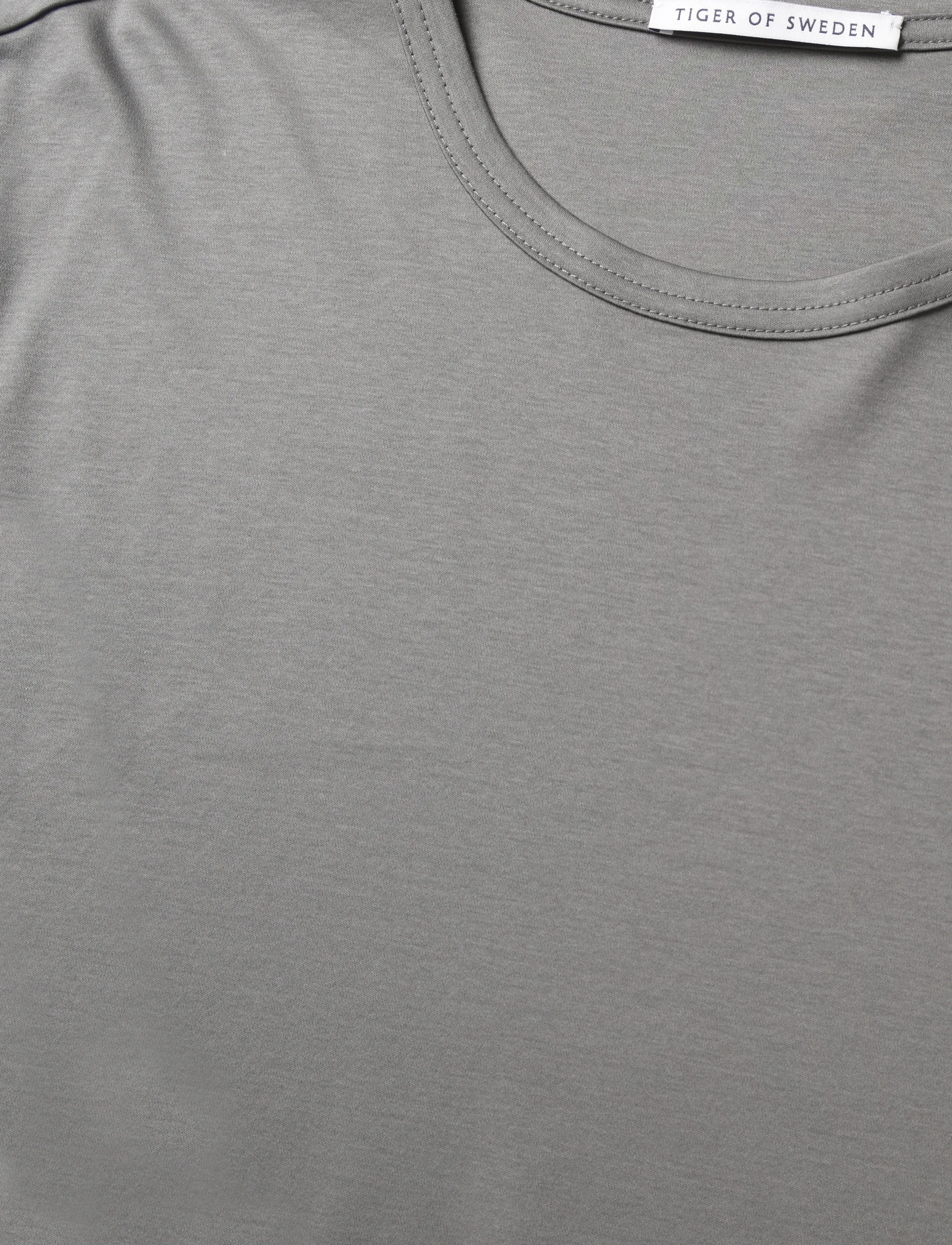 Tiger of Sweden - OLAF - kurzärmelige t-shirts - lead grey - 2