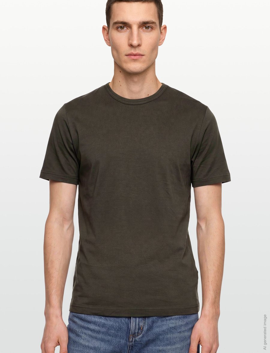 Tiger of Sweden - OLAF - kurzärmelige t-shirts - shadow mink - 3