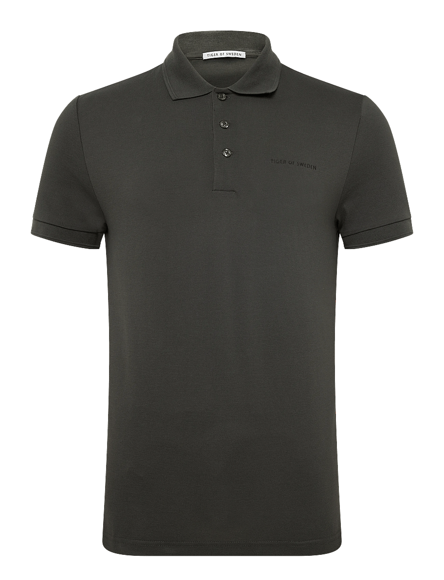 Tiger of Sweden - DARIOS - short-sleeved polos - shadow mink - 1