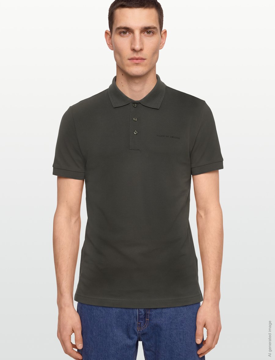 Tiger of Sweden - DARIOS - short-sleeved polos - shadow mink - 3